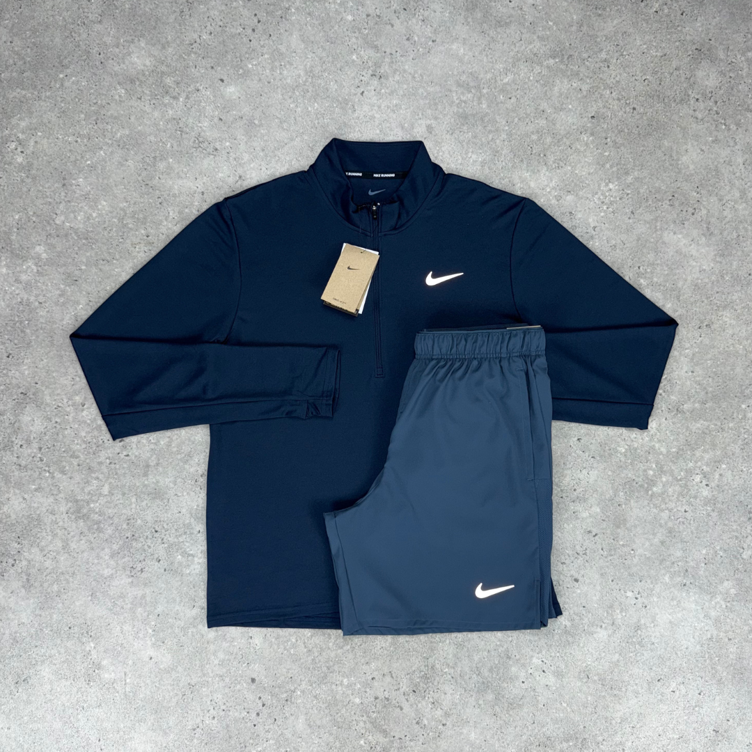 Nike pacer 1/4 zip set 'thunder blue'