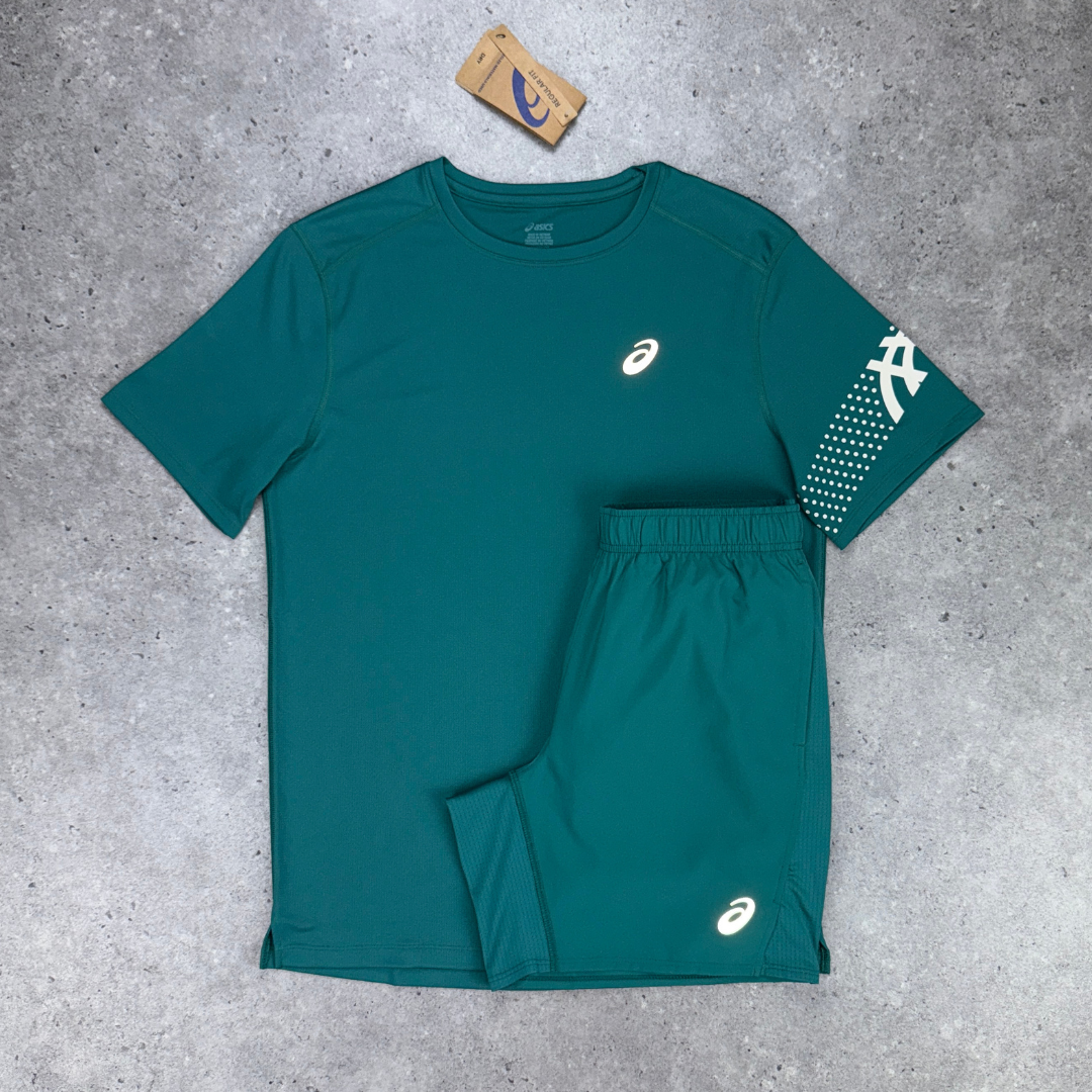 Asics icon t-shirt set 'green'
