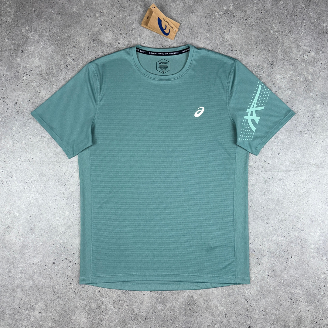 Asics icon t-shirt 'oasis green'