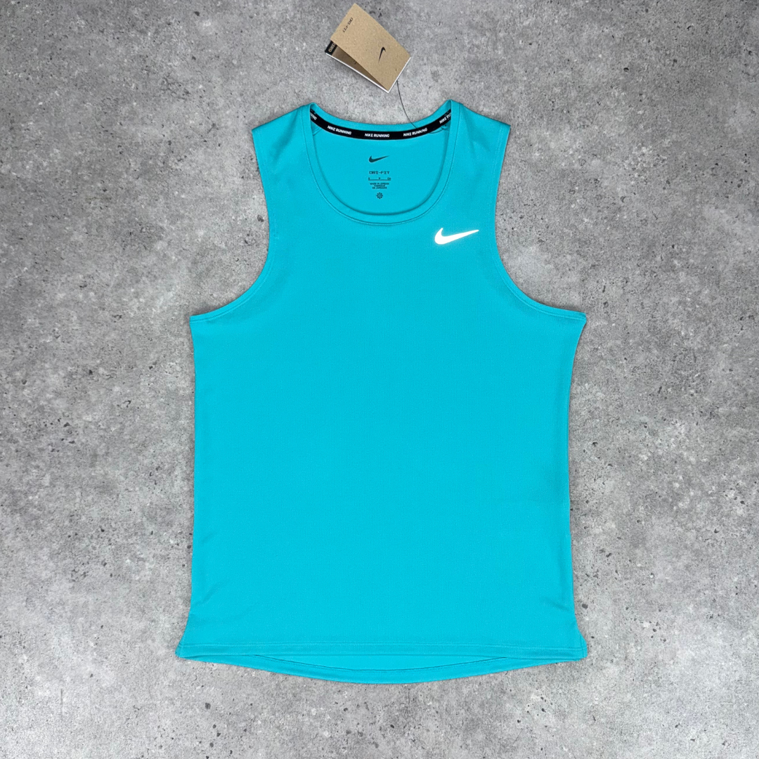 Nike miler vest short set 'dusty cactus'