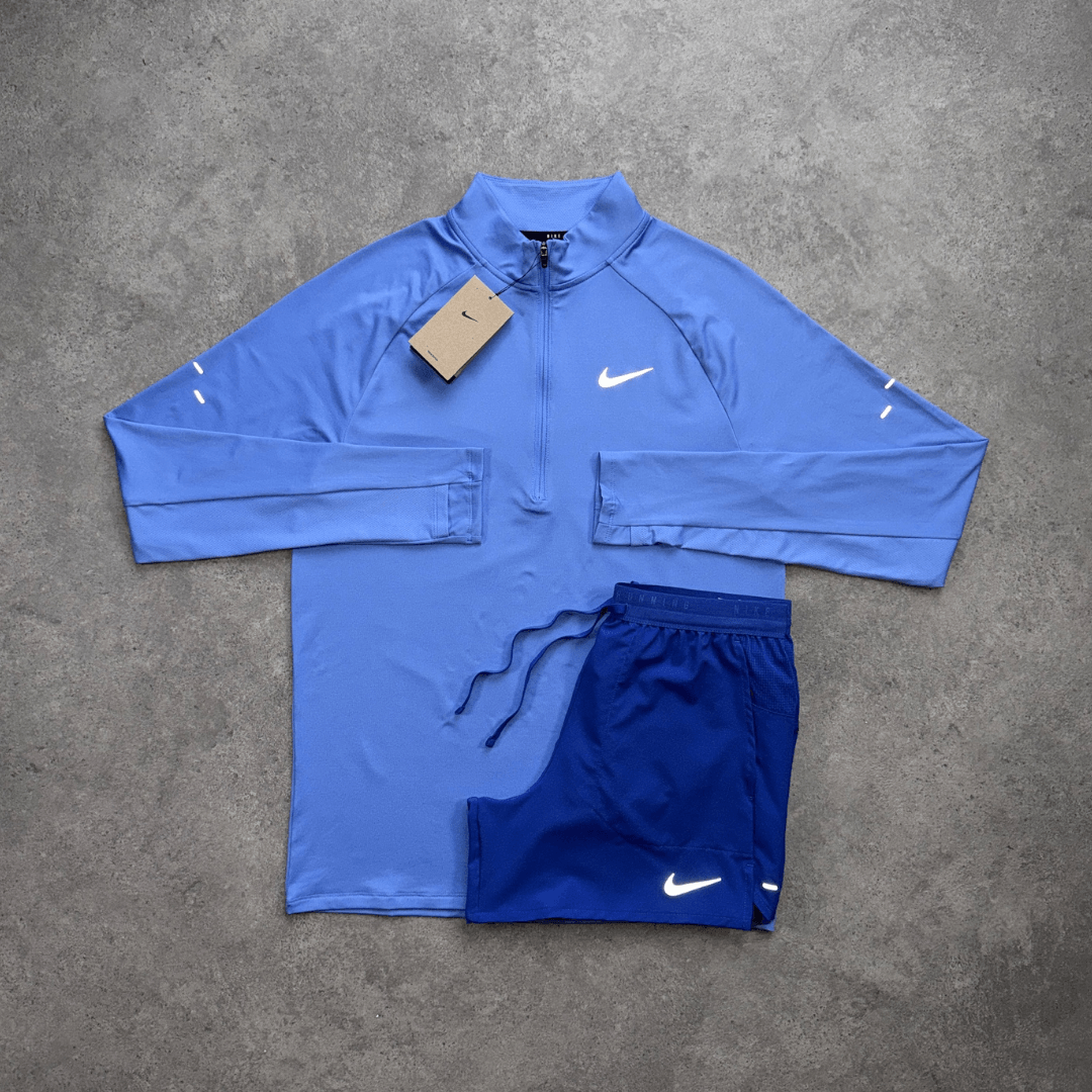Nike Stride 1/4 Zip Running Top 'Royal Pulse'