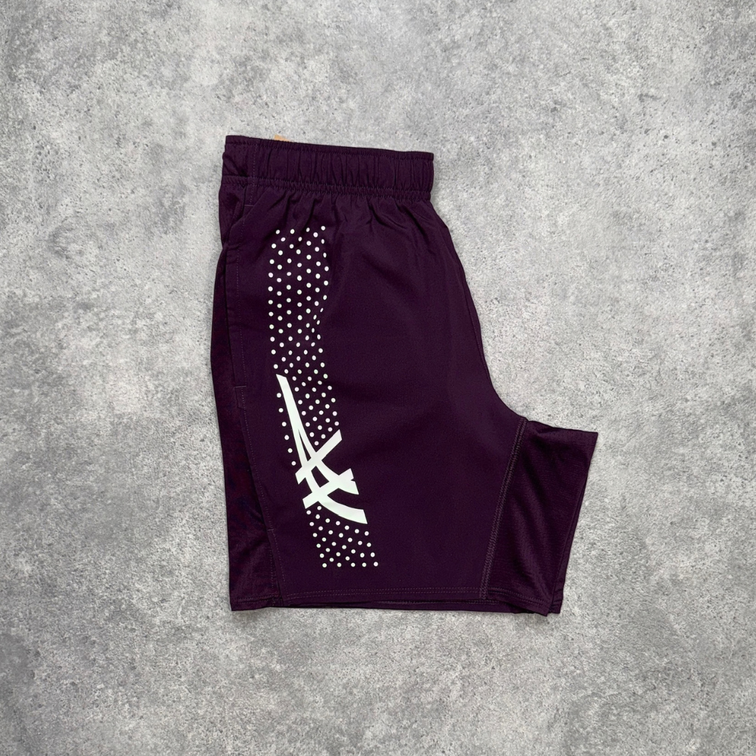 Men's ASICS Icon 18cm Shorts 'Dark Aubergine'