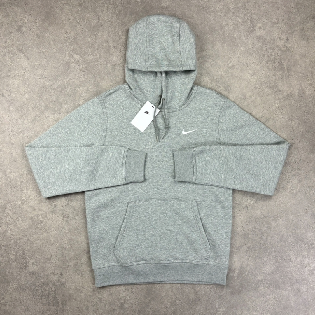 Nike club fleece hoodie 'grey'