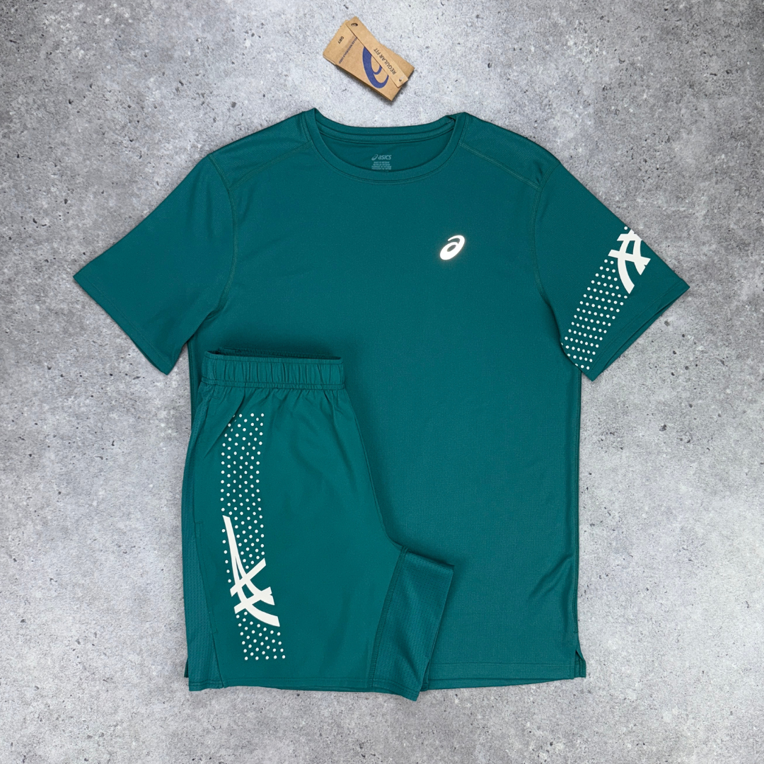 Asics icon t-shirt set 'green'