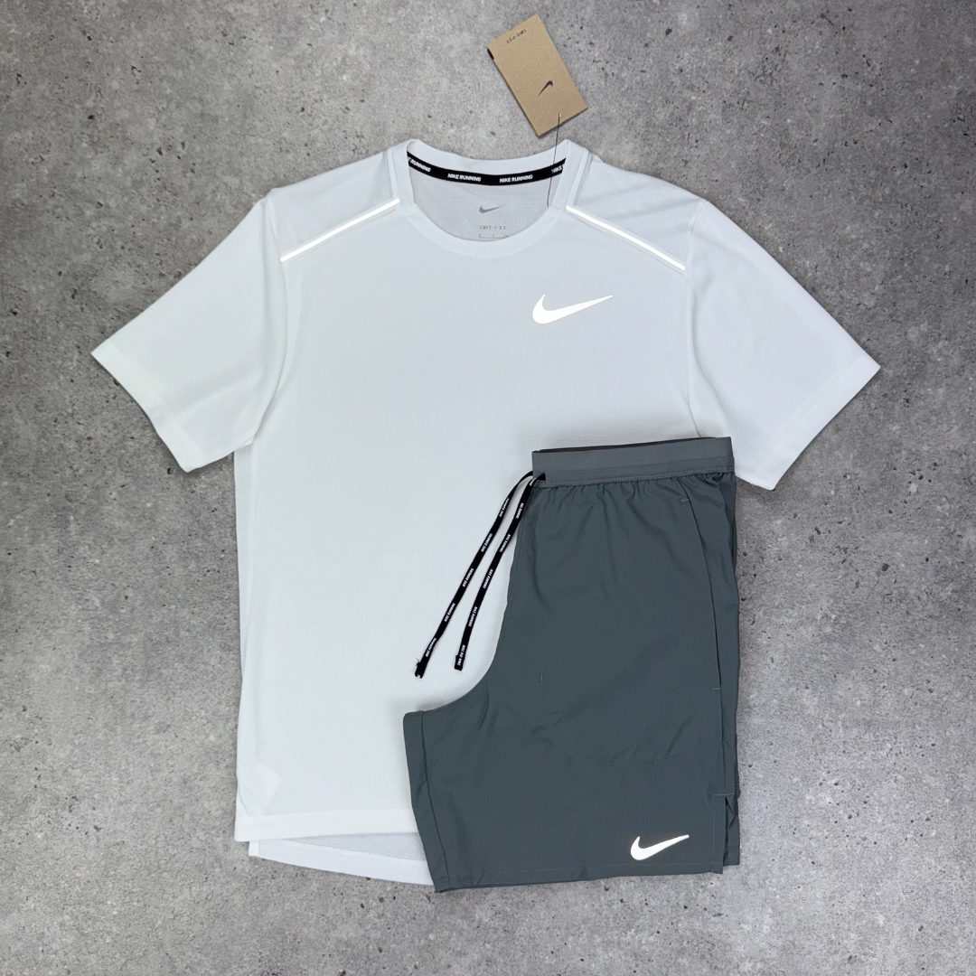 Nike miler 1.0 T-shirt 'white'