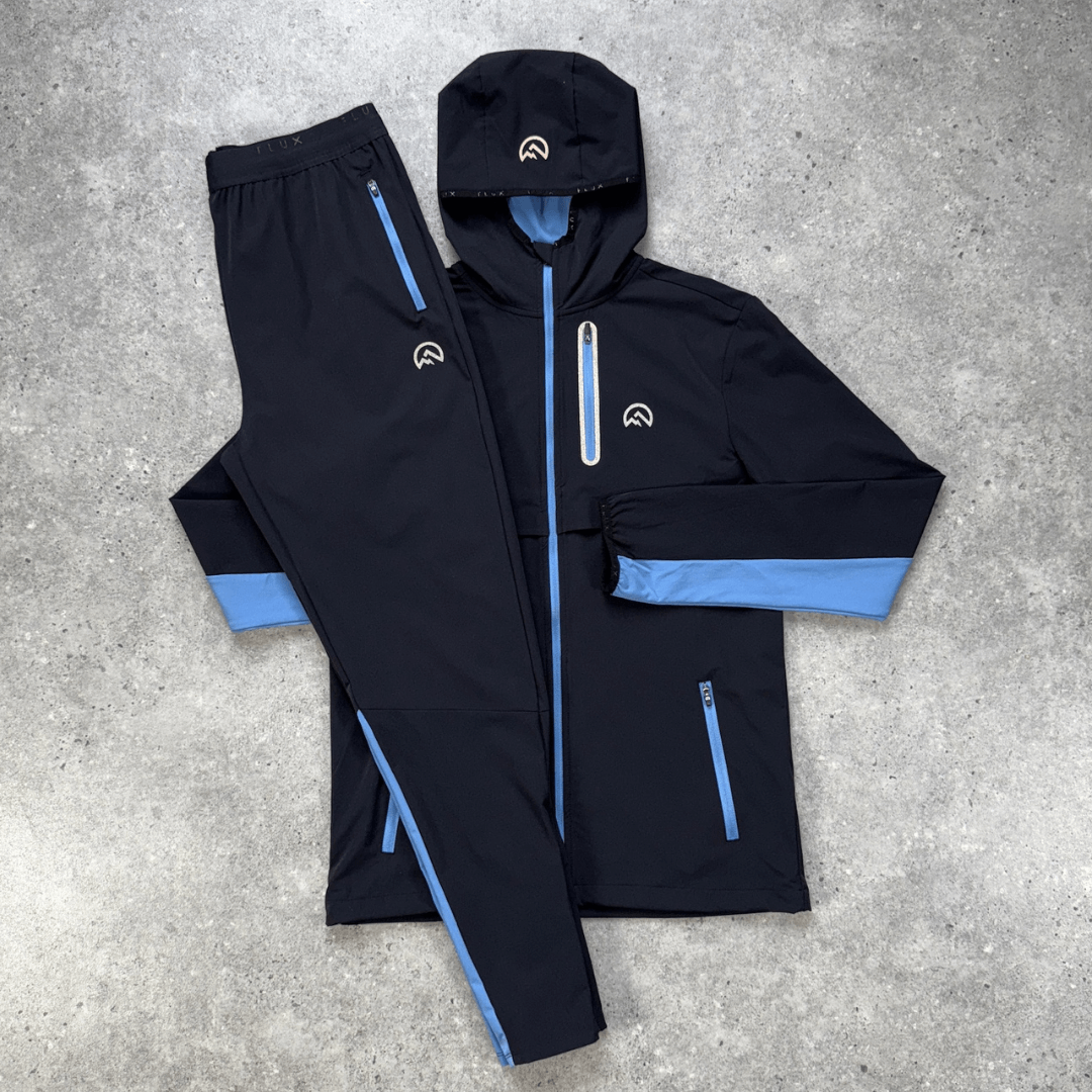 Flux versatility tracksuit set 'black/airforce'