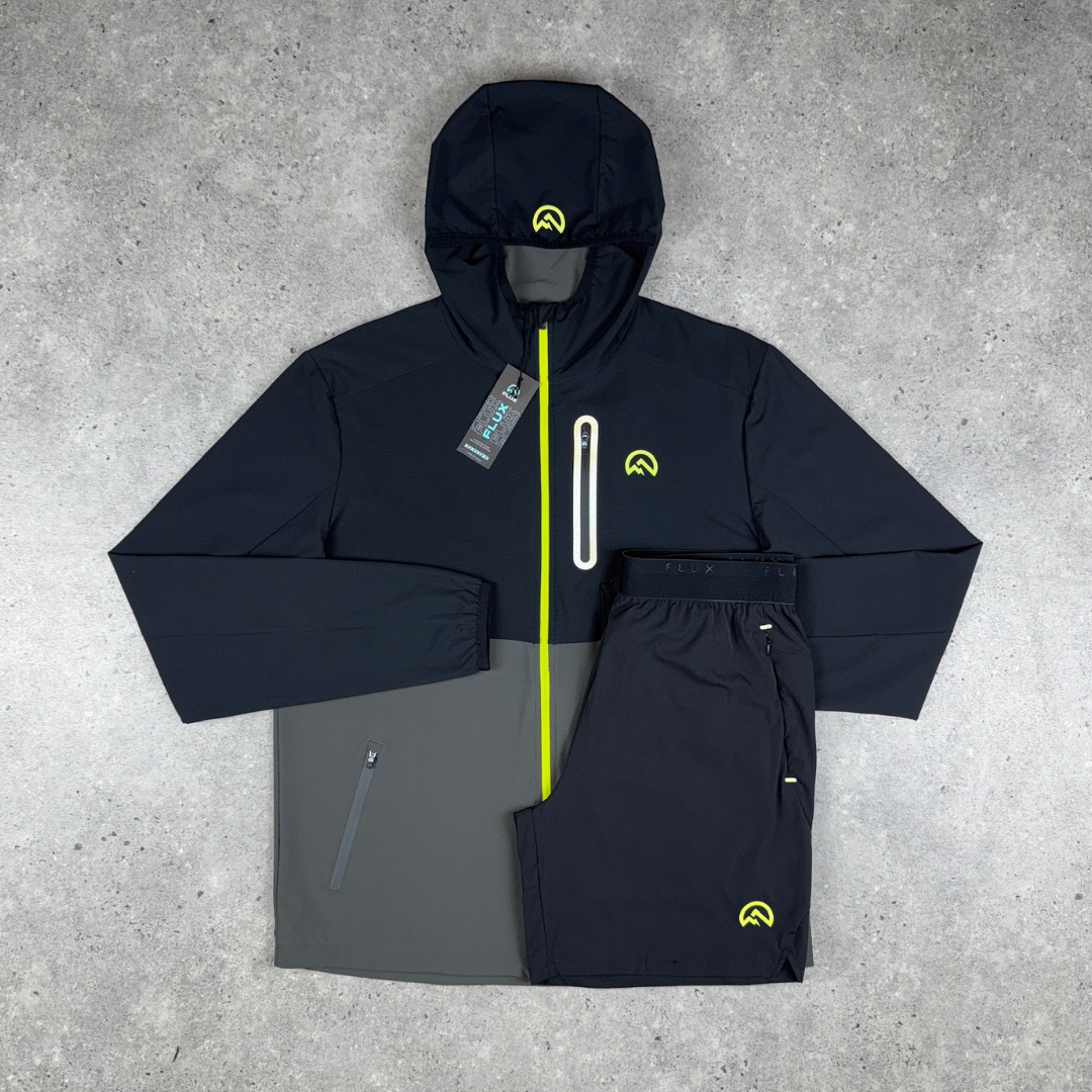 Flux Versatility Tracksuit Jacket 'Black/neon' SS25