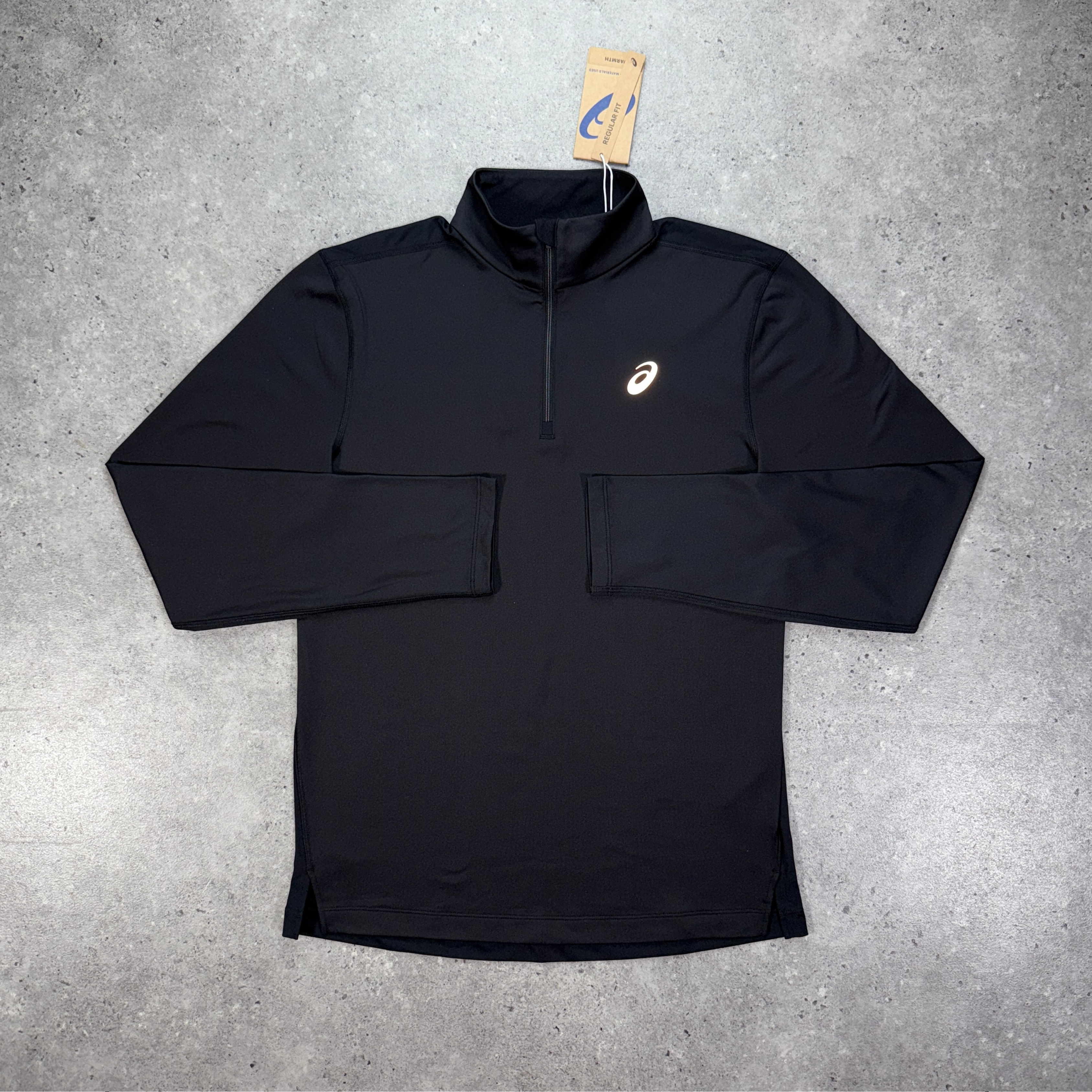 Asics therma 1/4 zip 'black'