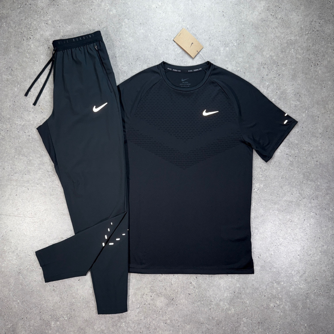 nike stride pant set 'black'