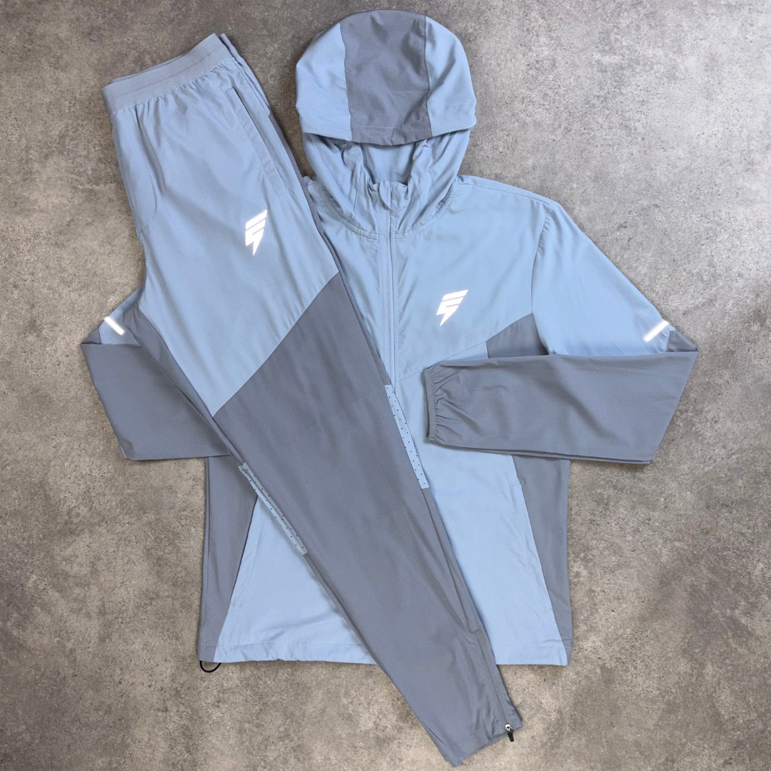 Elude split jacket 'baby blue' set