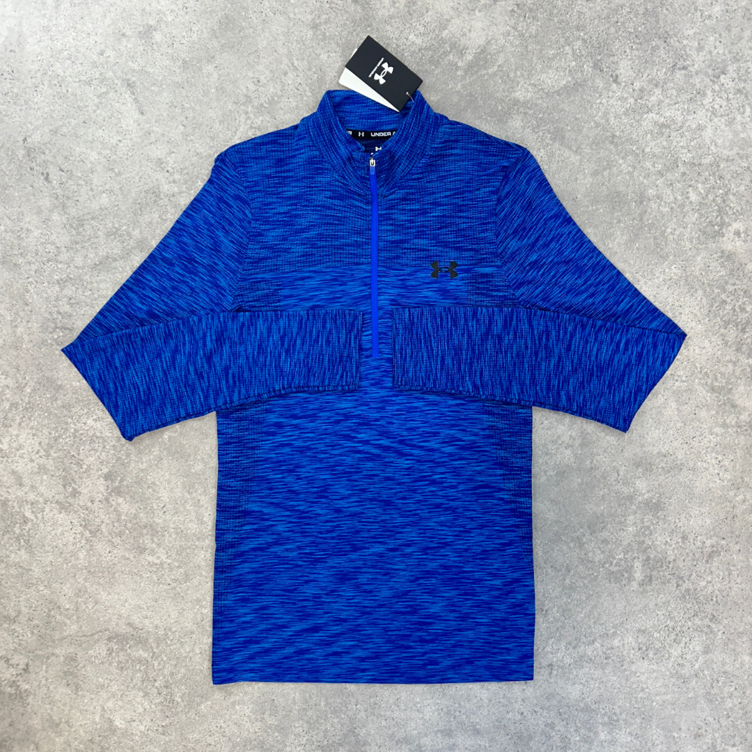 Under armour seamless 1/4 zip 'blue'