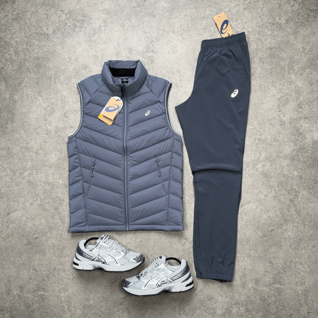 Men's ASICS Sports Gel-1130 Pants Tri-Set 'Grey/Carrier Grey/Glacier Pure Silver'