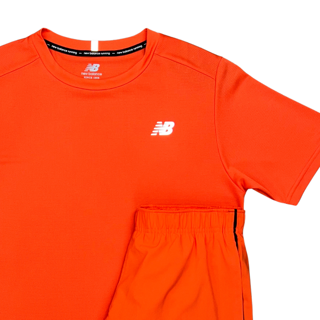 New balance core run 'orange' set