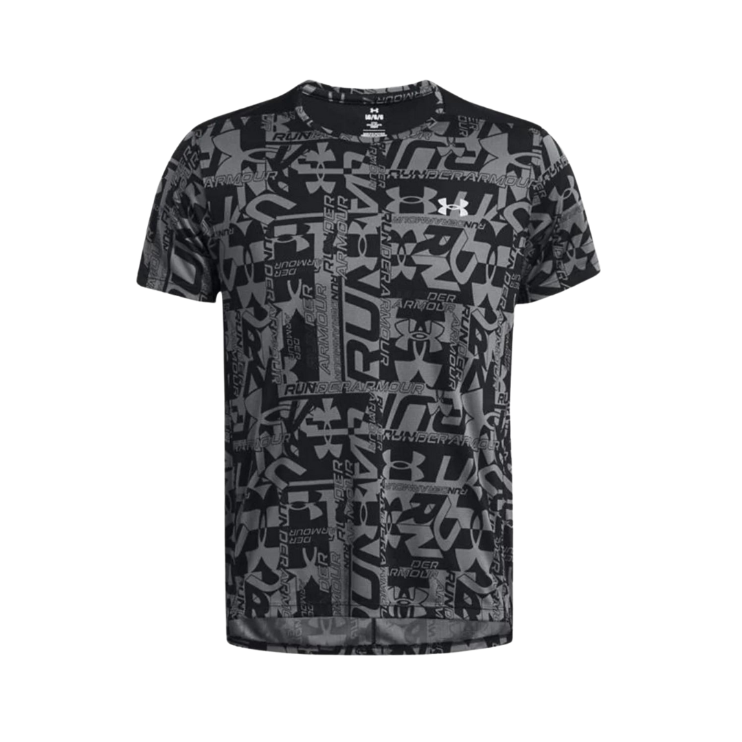 Under armour launch printed t-shirt 'black'