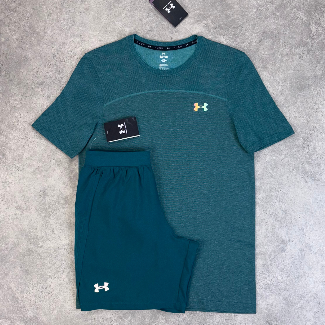 Under armour rush 'teal' set