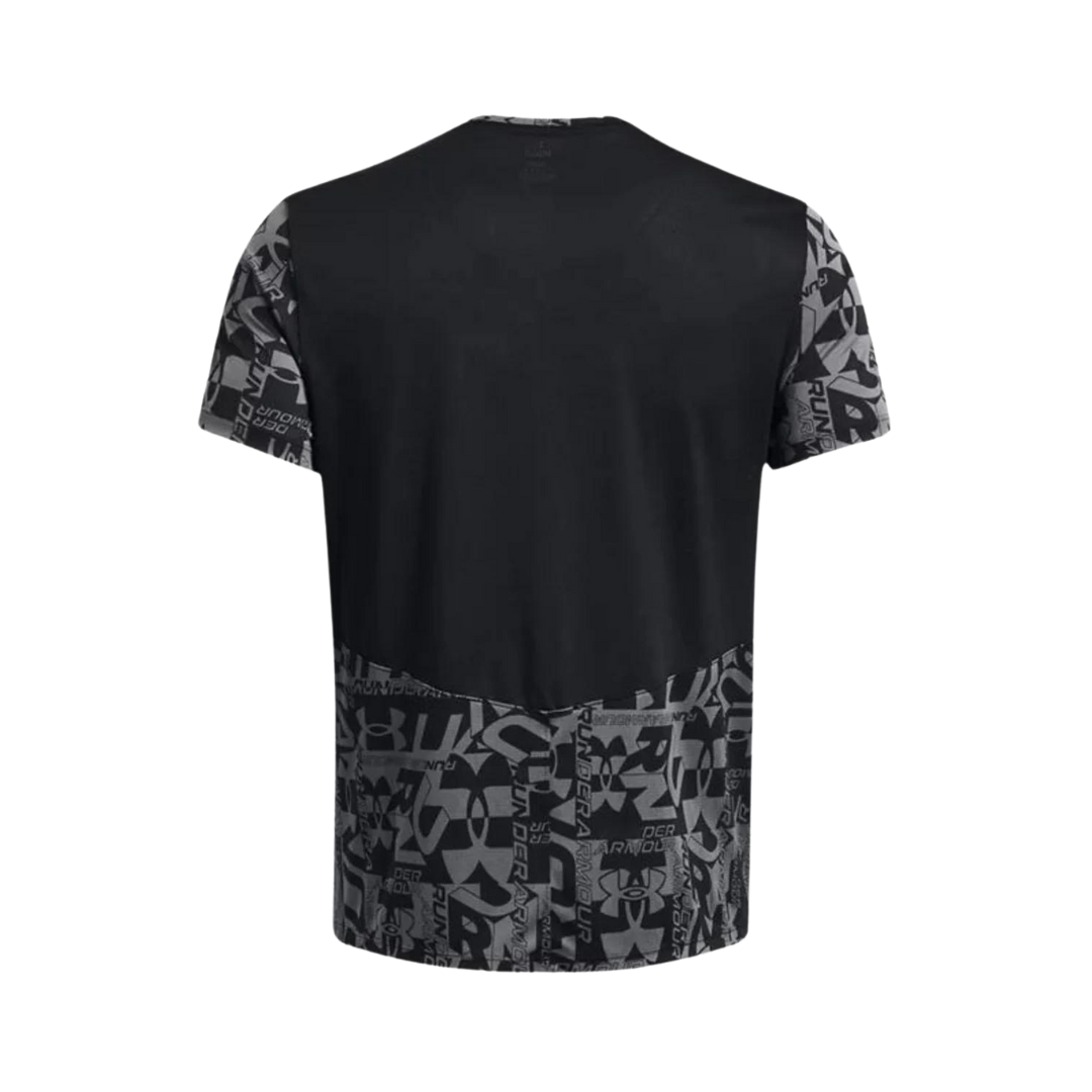 Under armour launch printed t-shirt 'black'