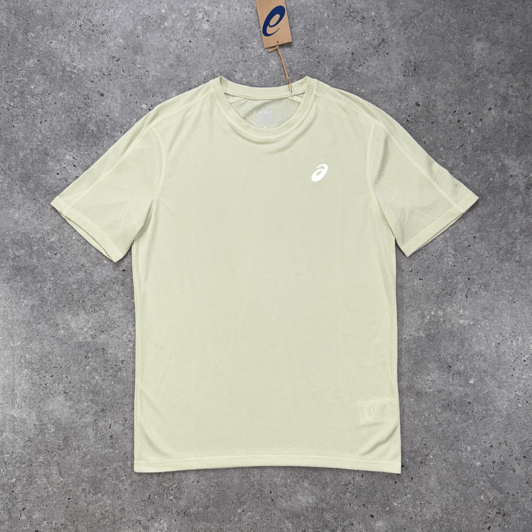 Asics jacquard t-shirt 'oyster white'