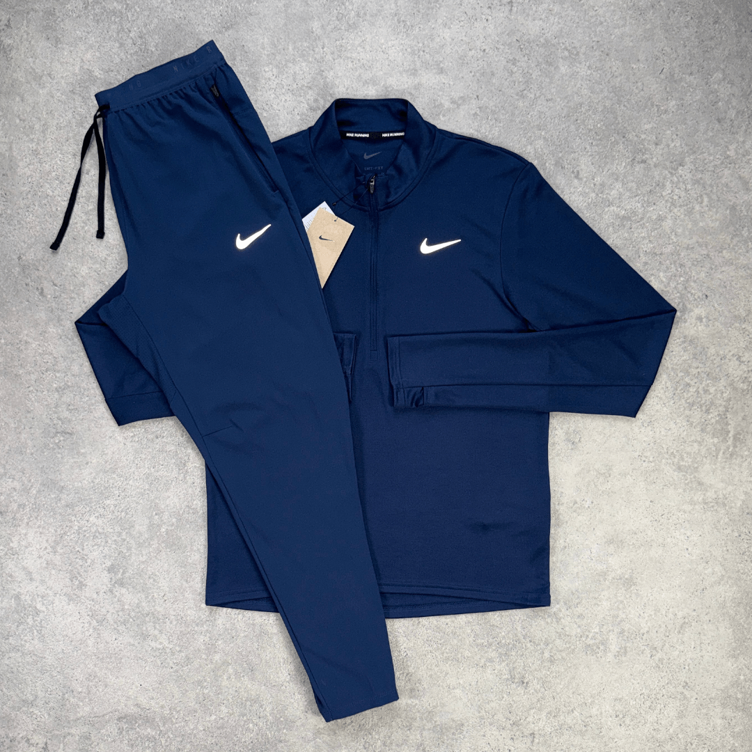 Men's Nike 1/4 Zip Pacer Set 'Midnight'