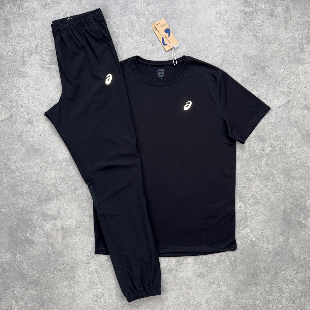 ASICS Core T-Shirt Pants Set 'Black'