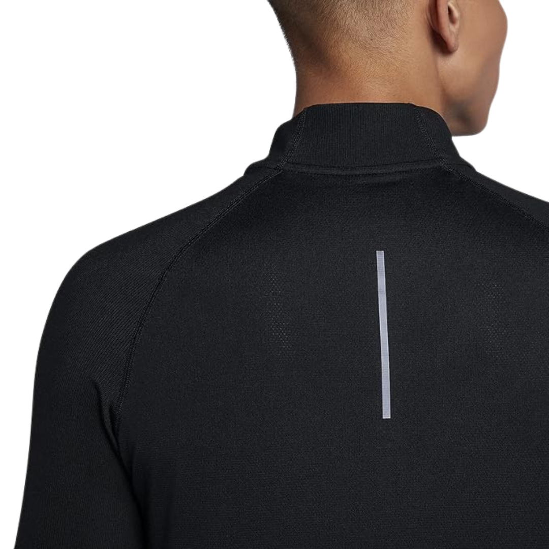 Nike 1/4 zip running top 'black'