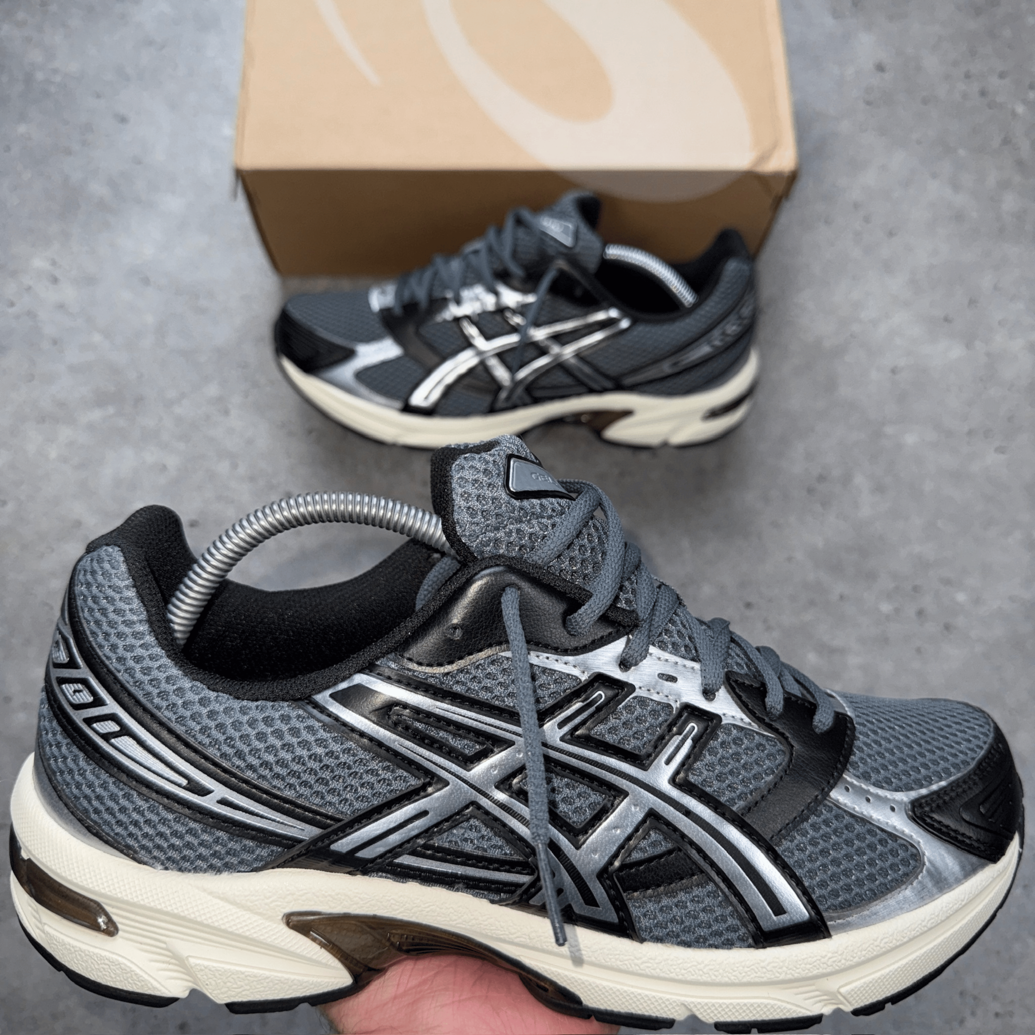 Asics Gel-1130 'steel grey black'