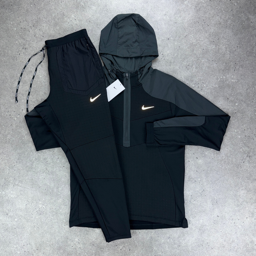 Nike 1/4 zip performance set 'black'