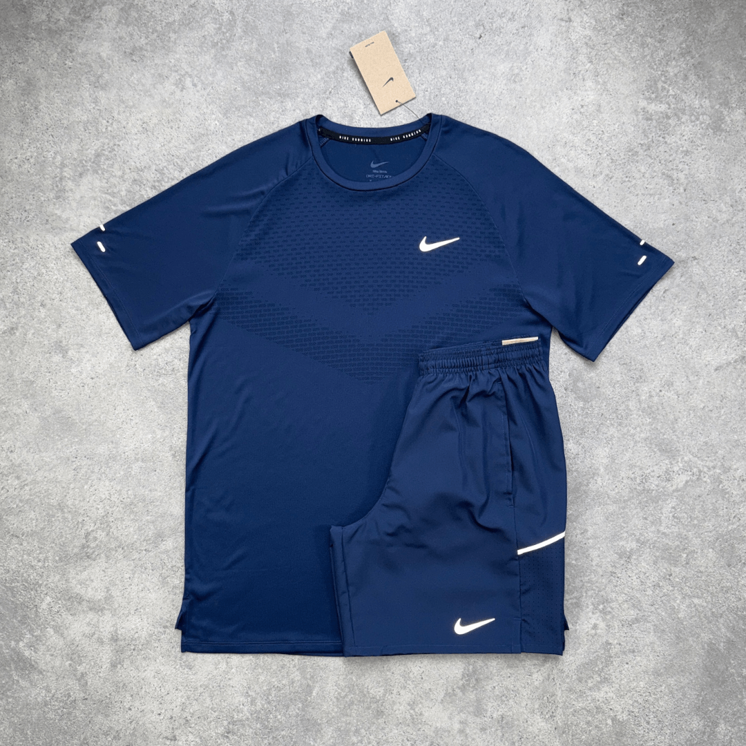 Men's Nike Stride Miler Shorts Set 'Midnight'
