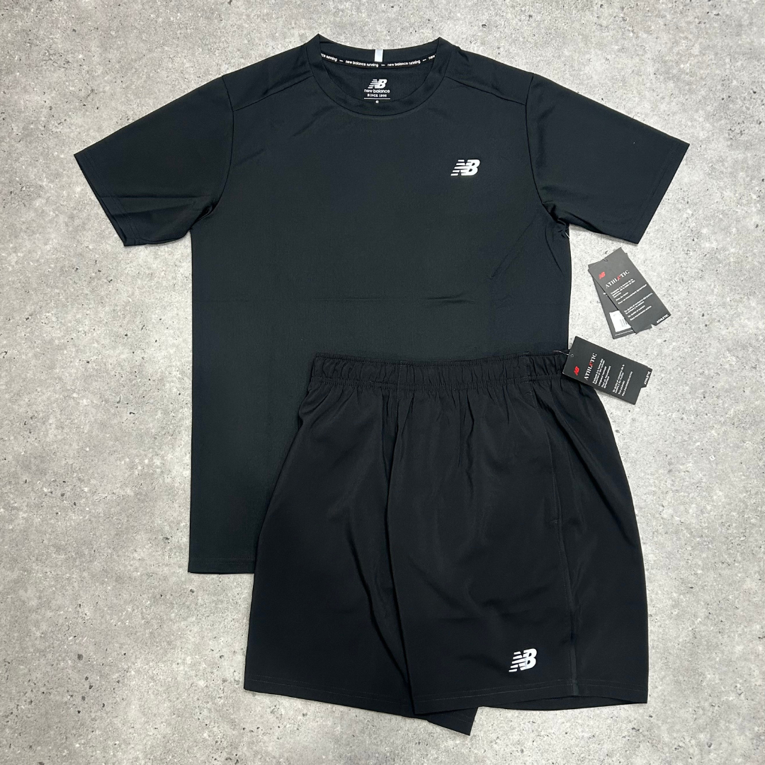 NEW BALANCE CORE RUN 'BLACK'  SET