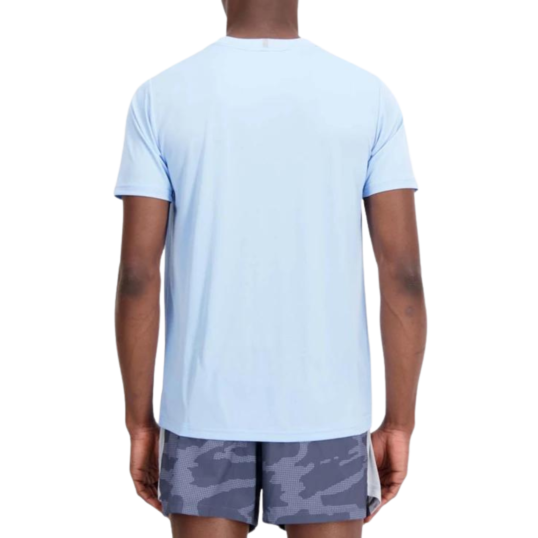 New balance core run t-shirt 'light blue'