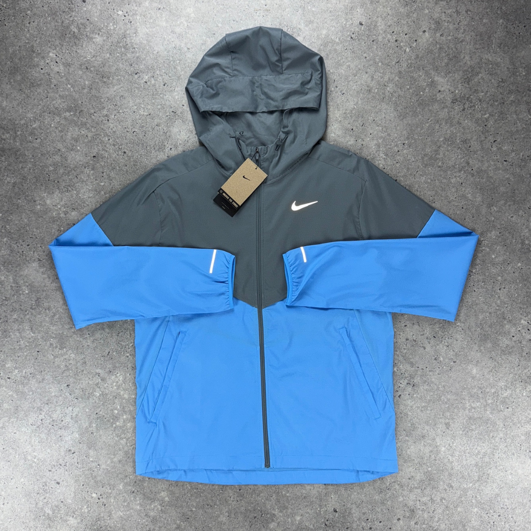 Nike windrunner uv miler challenger short tri-set 'universty blue/grey'