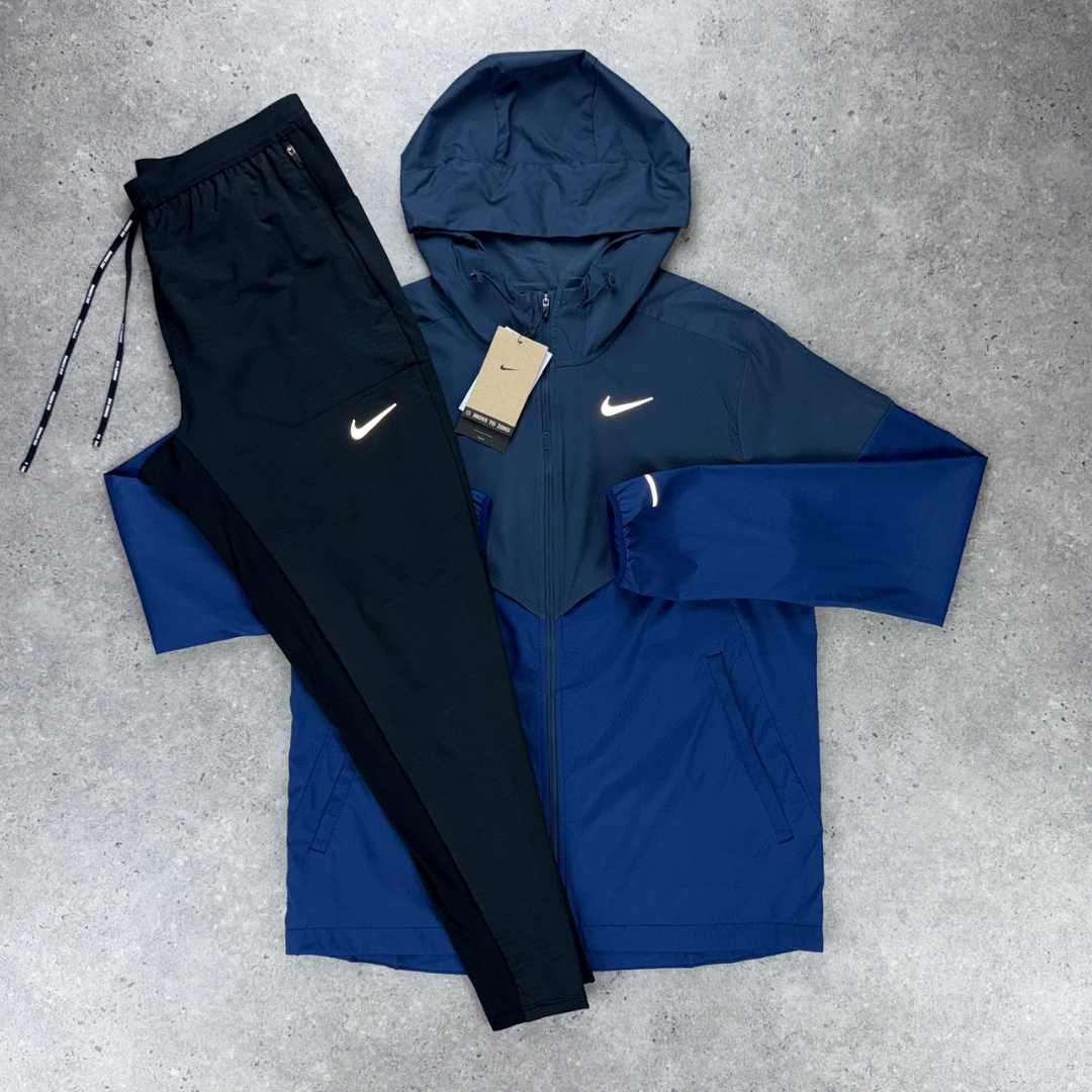 Nike windrunner 'thunder blue/black' pants set