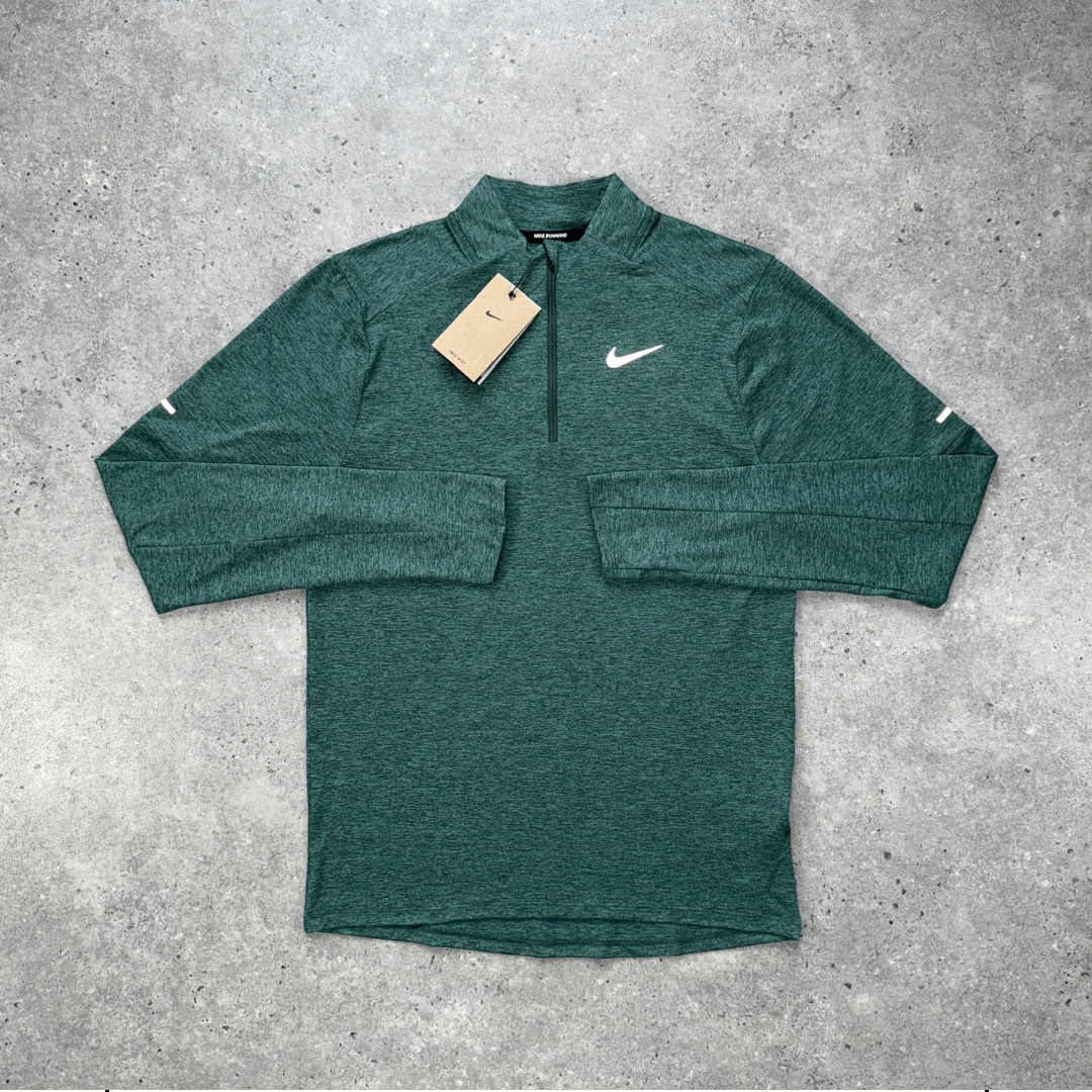 Nike element 1/4 zip 'vintage green'