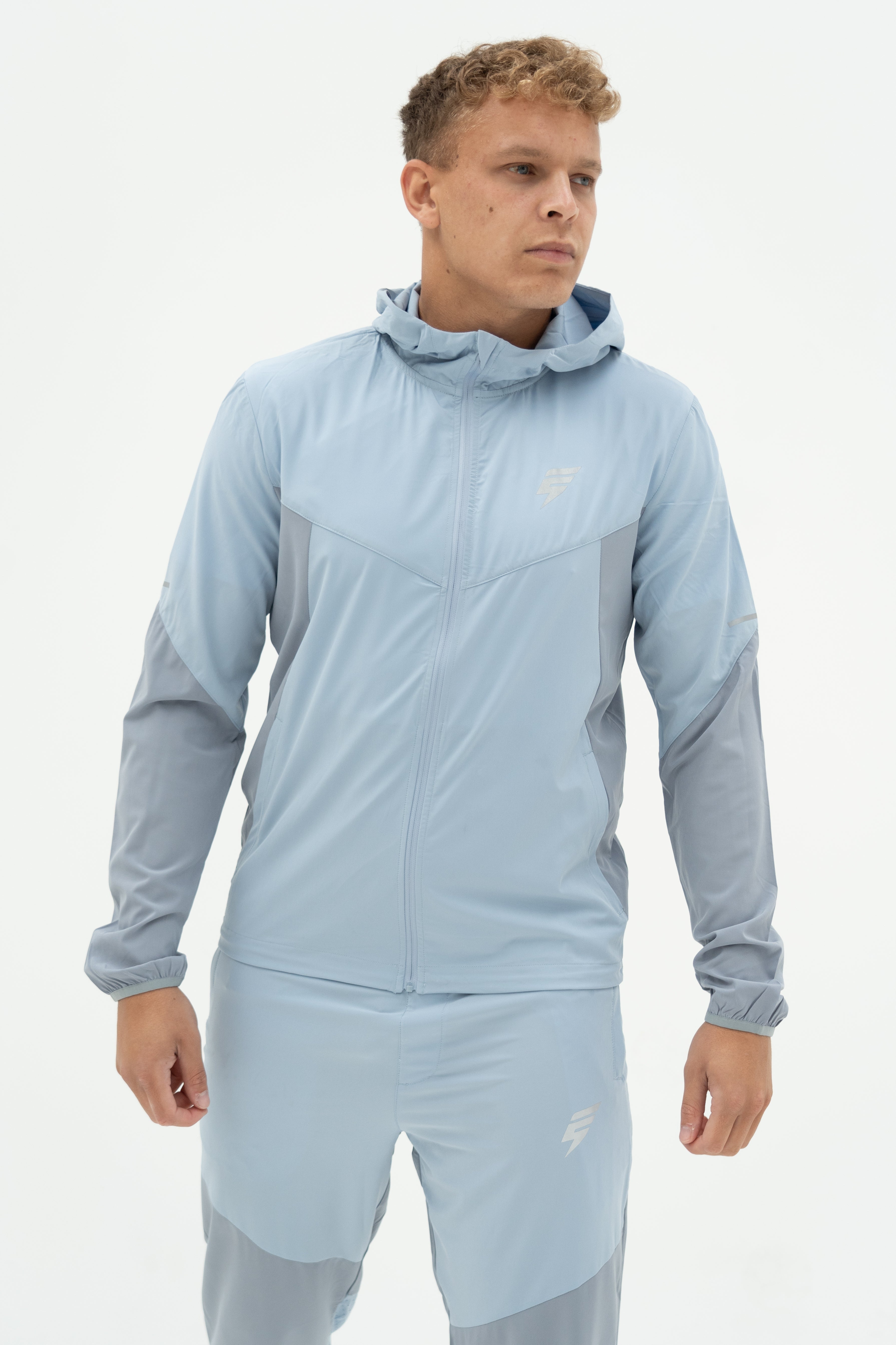 Elude split jacket 'baby blue'