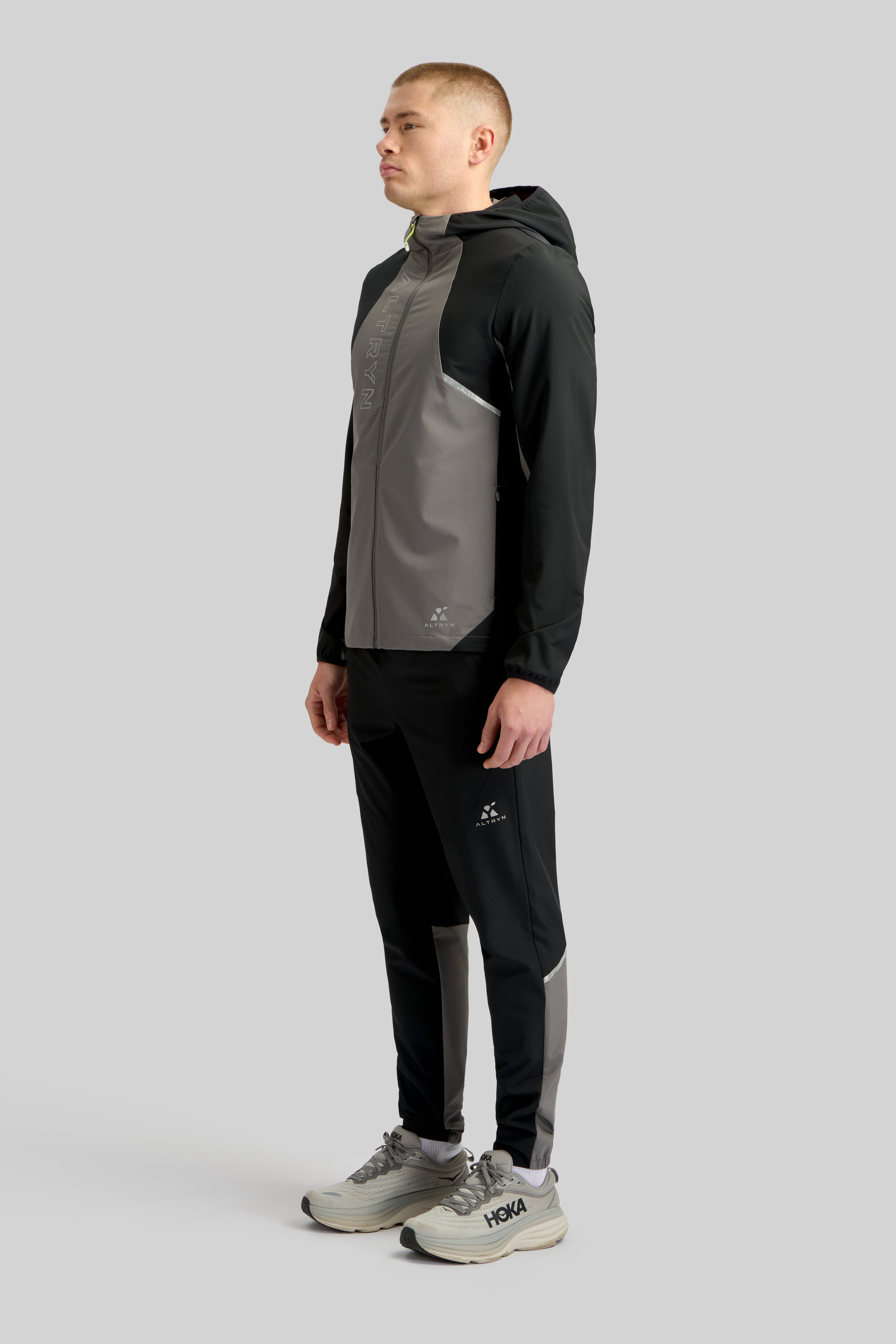 Altryn Cunningham Track Jacket 'Black/Grey'