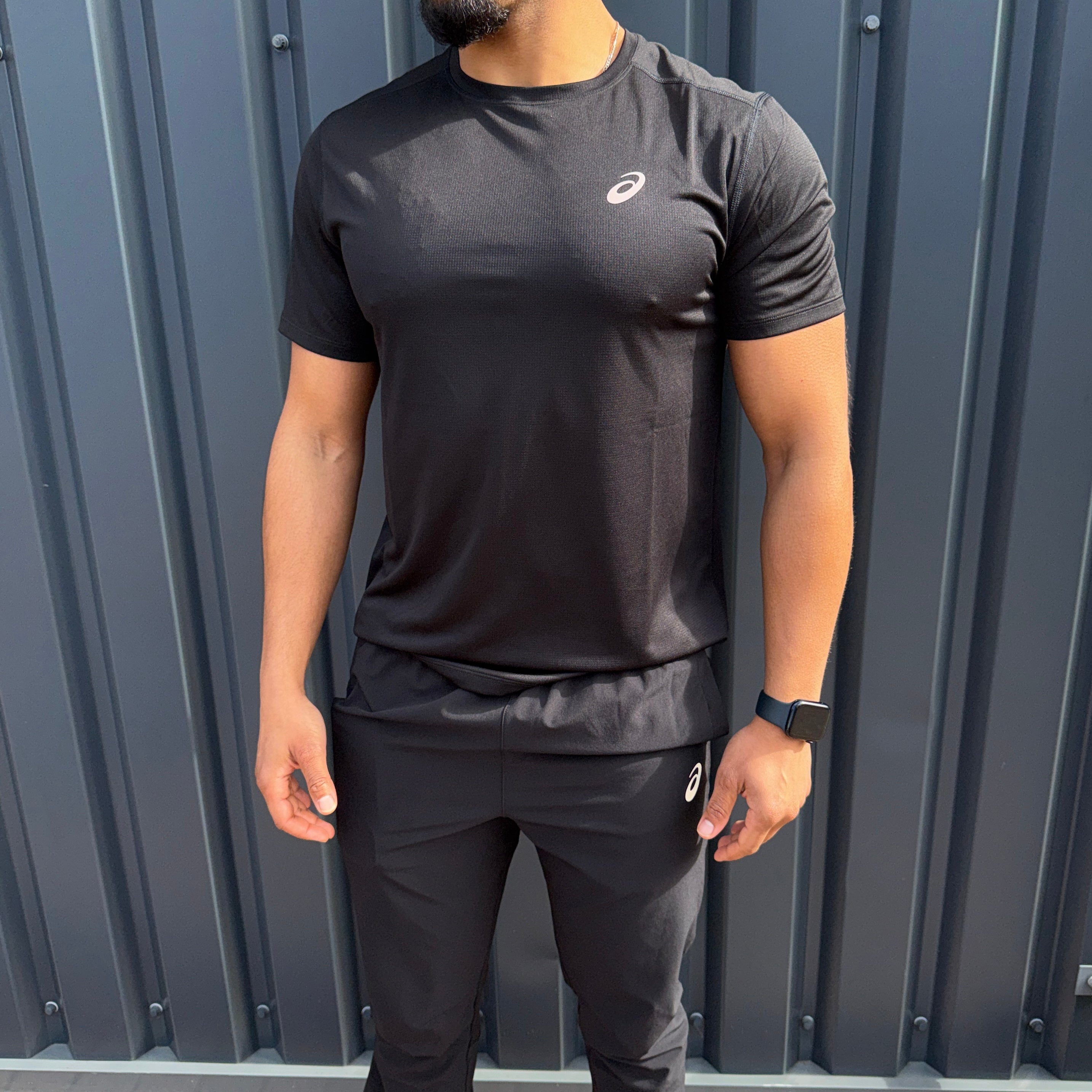 ASICS Core T-Shirt Pants Set 'Black'