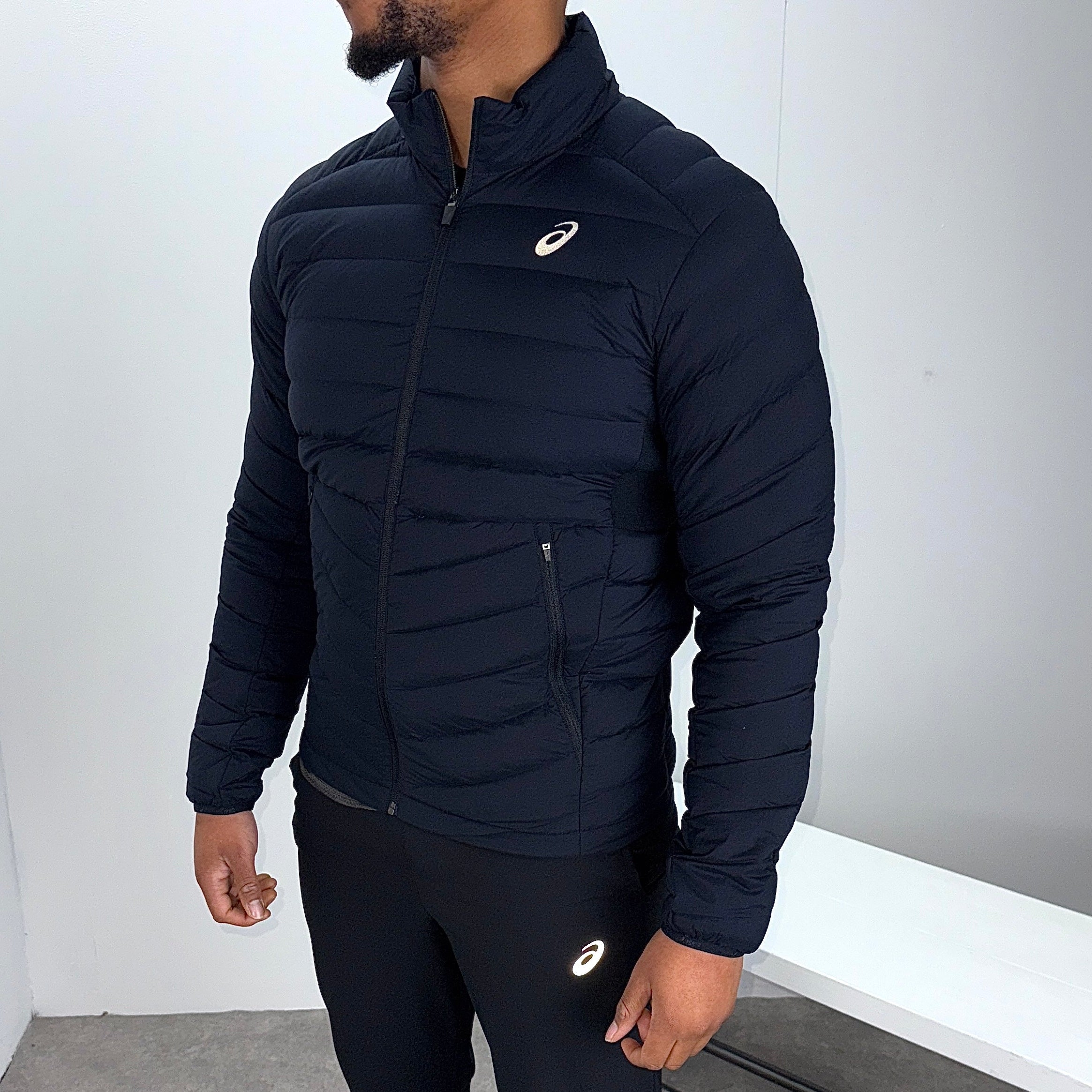 Men's Asics Coat in black