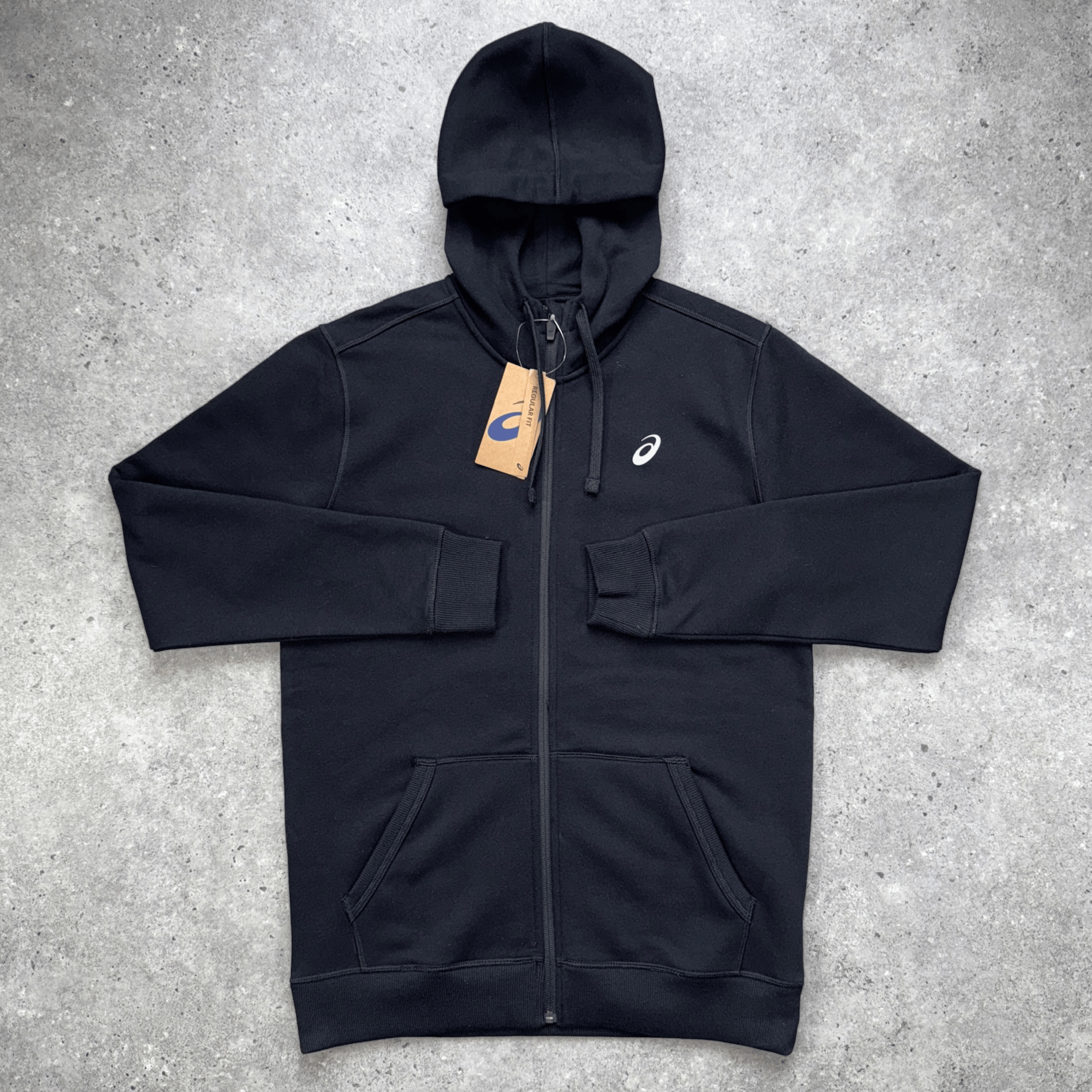 Men's Asics fleece jacket in black