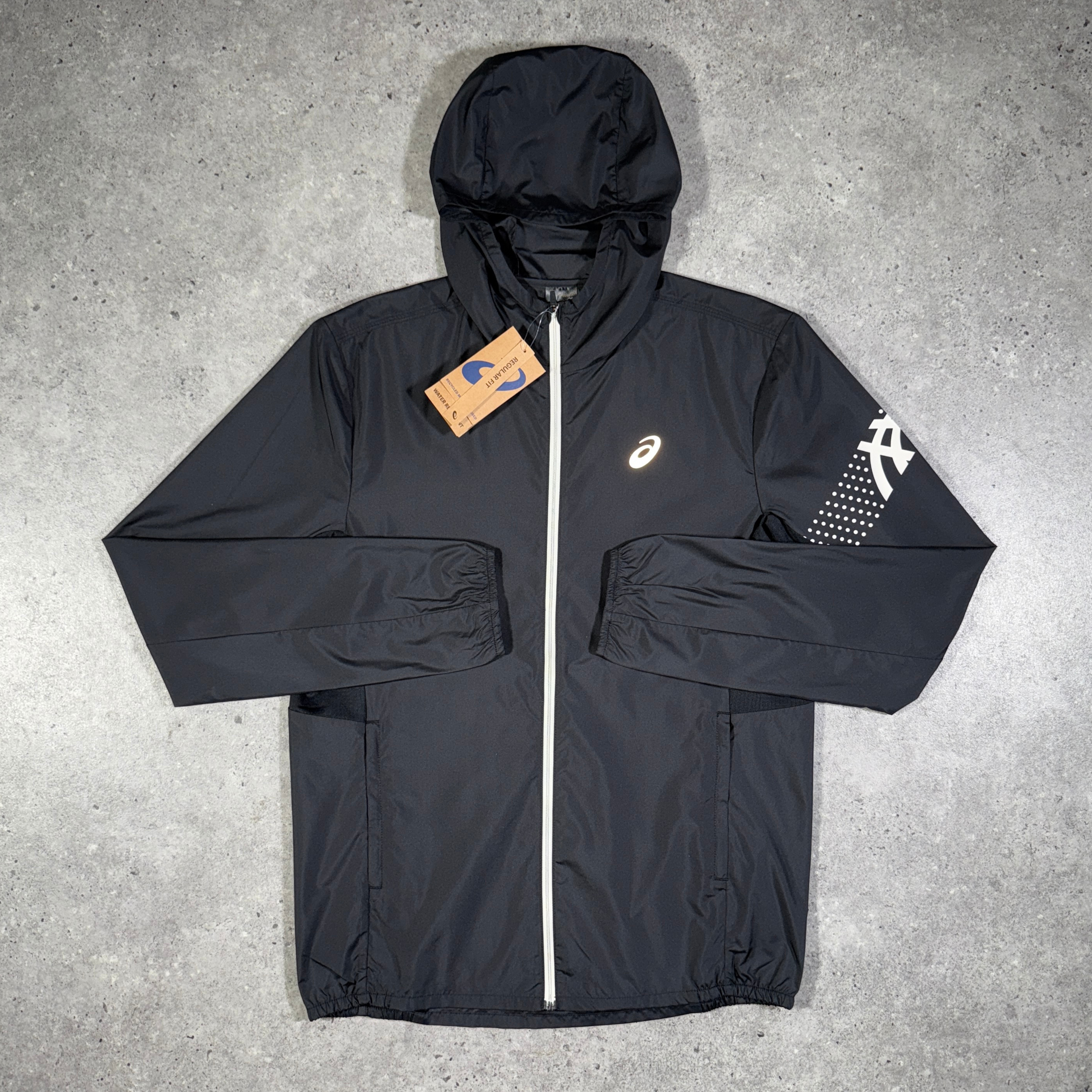 Men's Asics icon jacket in black