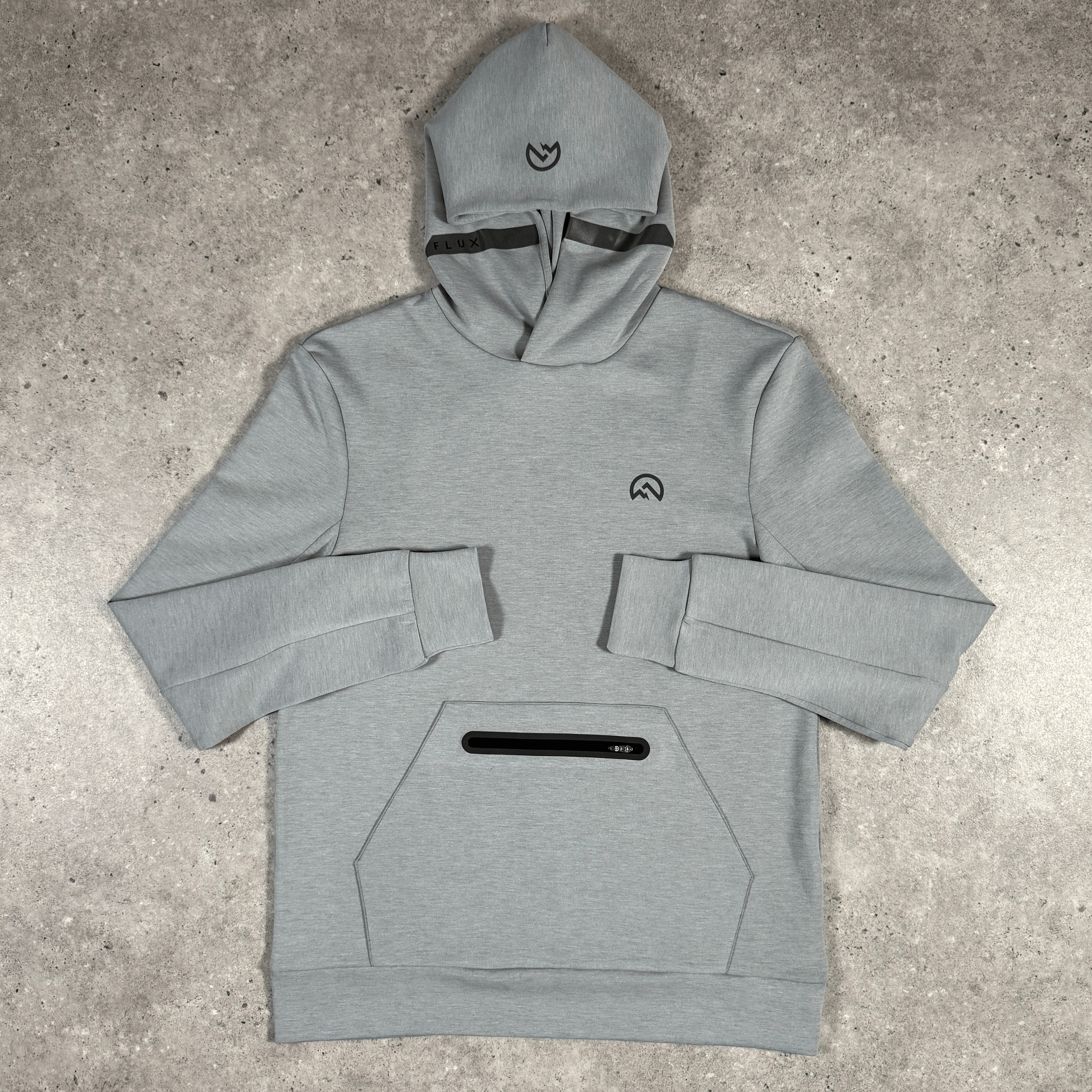Men's Flux velar hoodie in grey