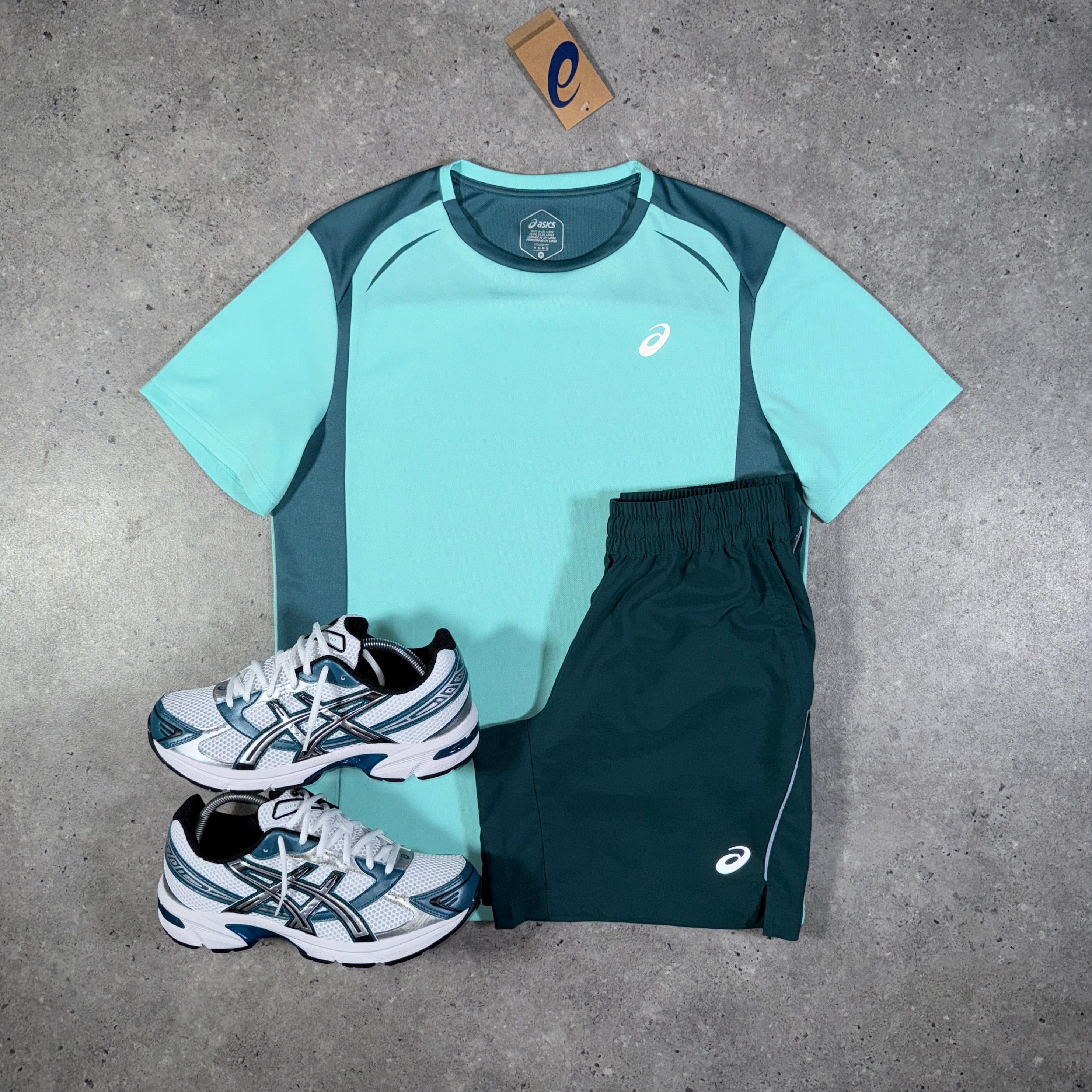 Asics curved seam t-shirt 'mint'