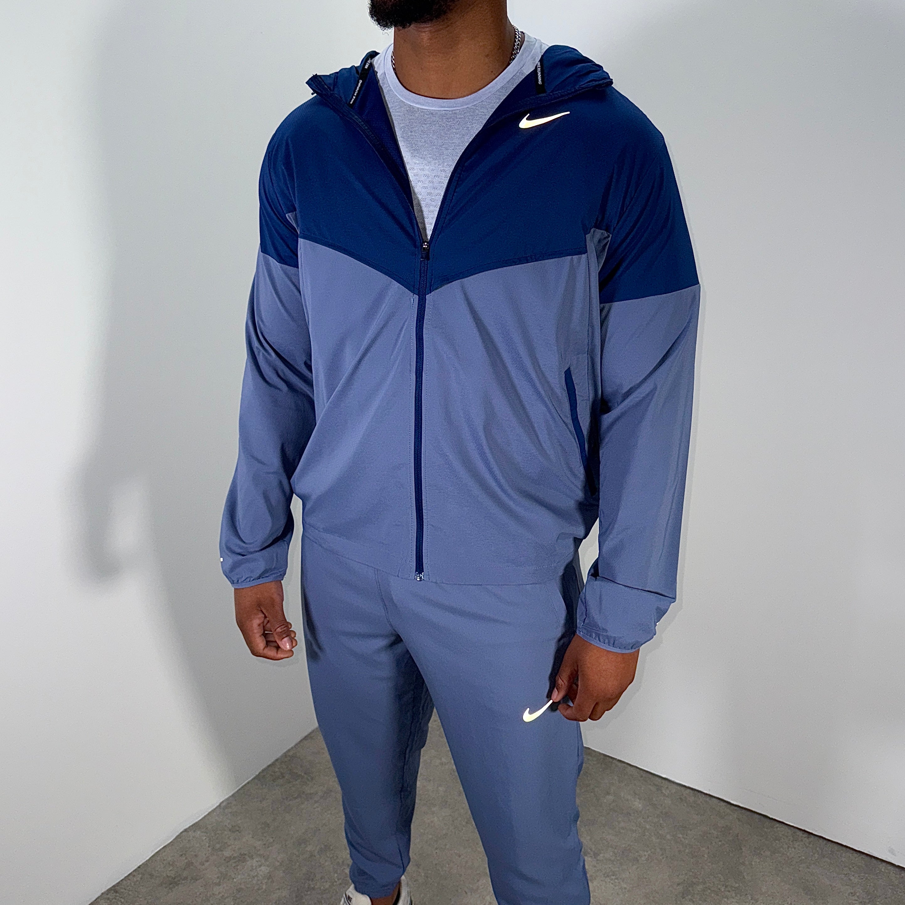 Nike windrunner challenger pants set 'indigo'