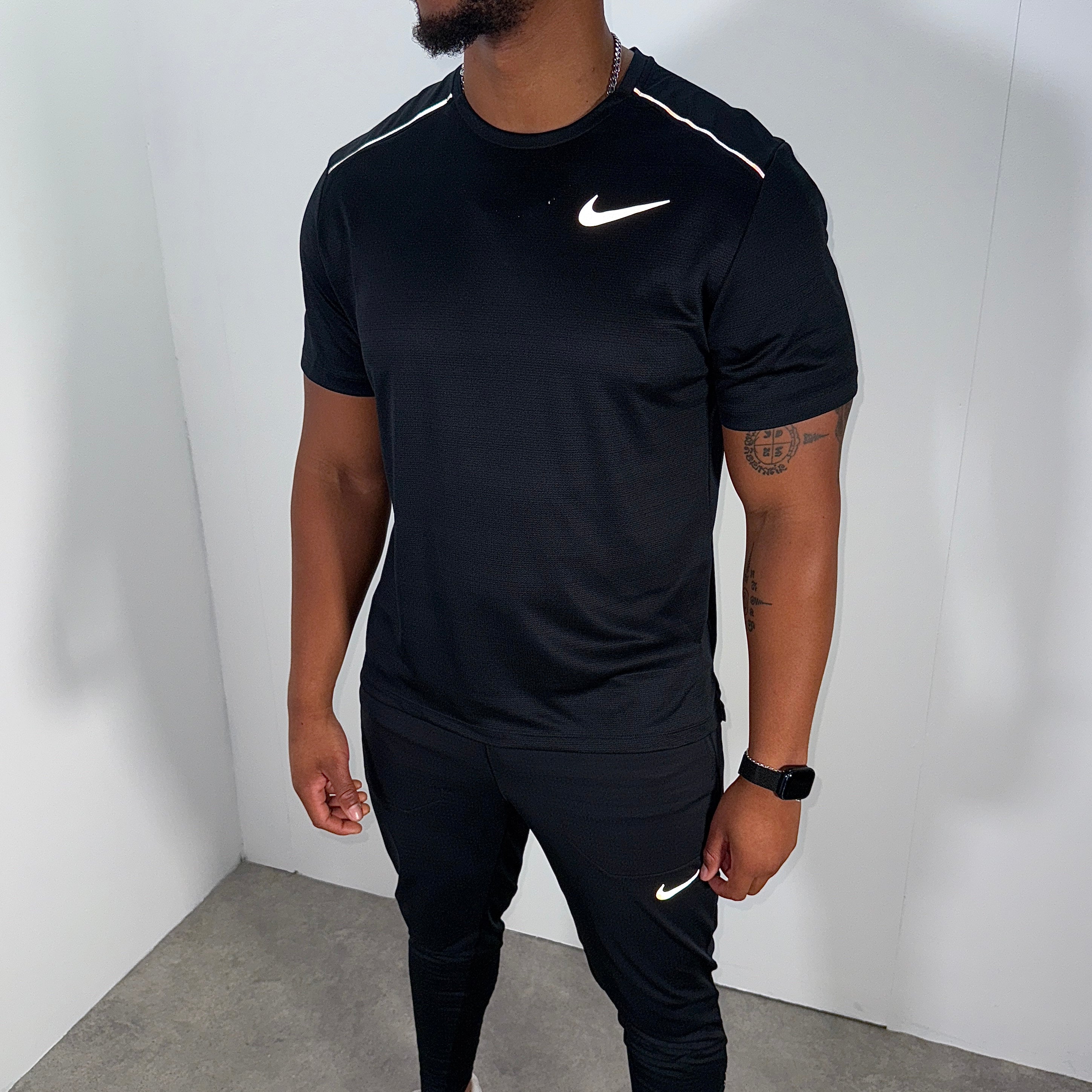Nike miler phenom set 'black'