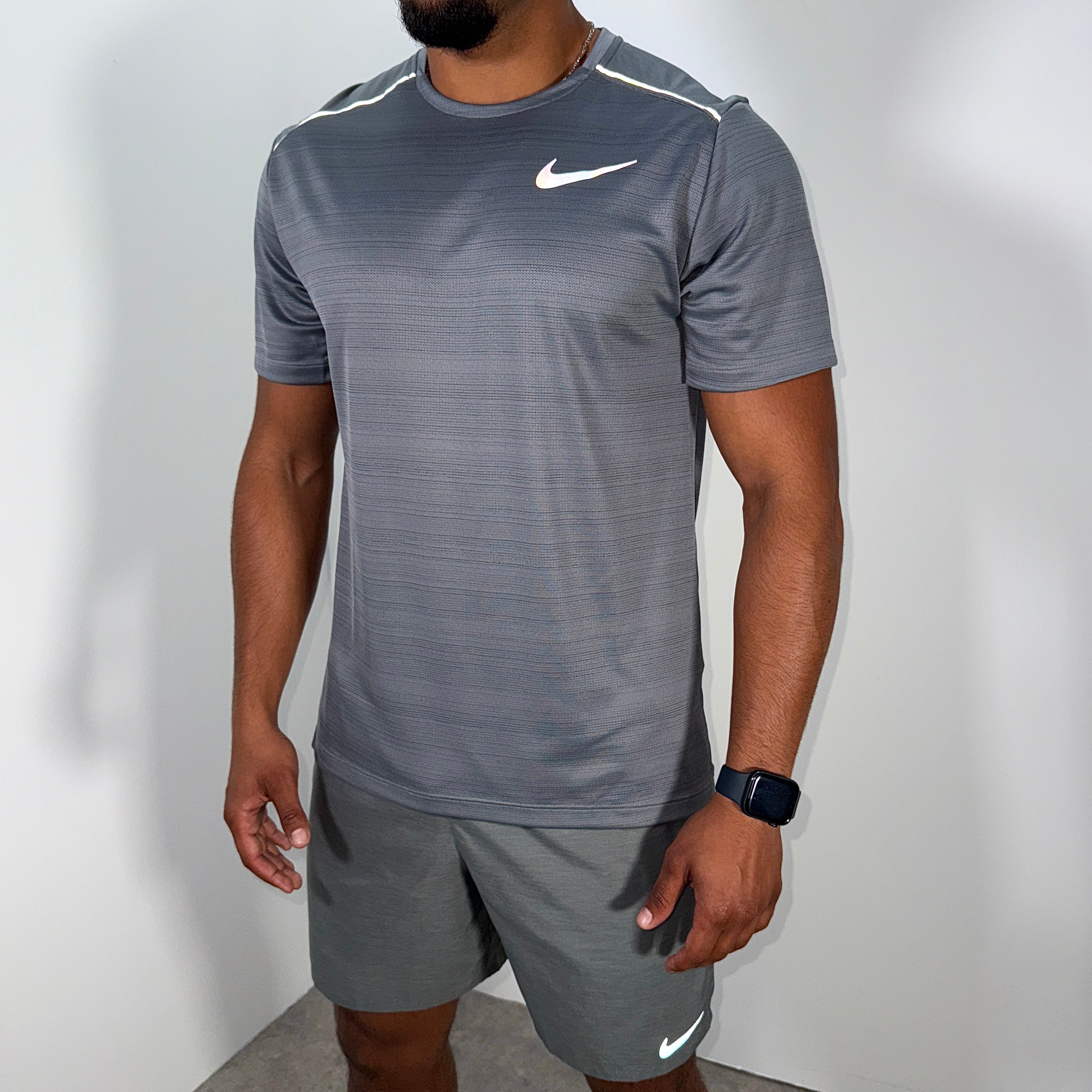 Nike miler 1.0 set 'grey'
