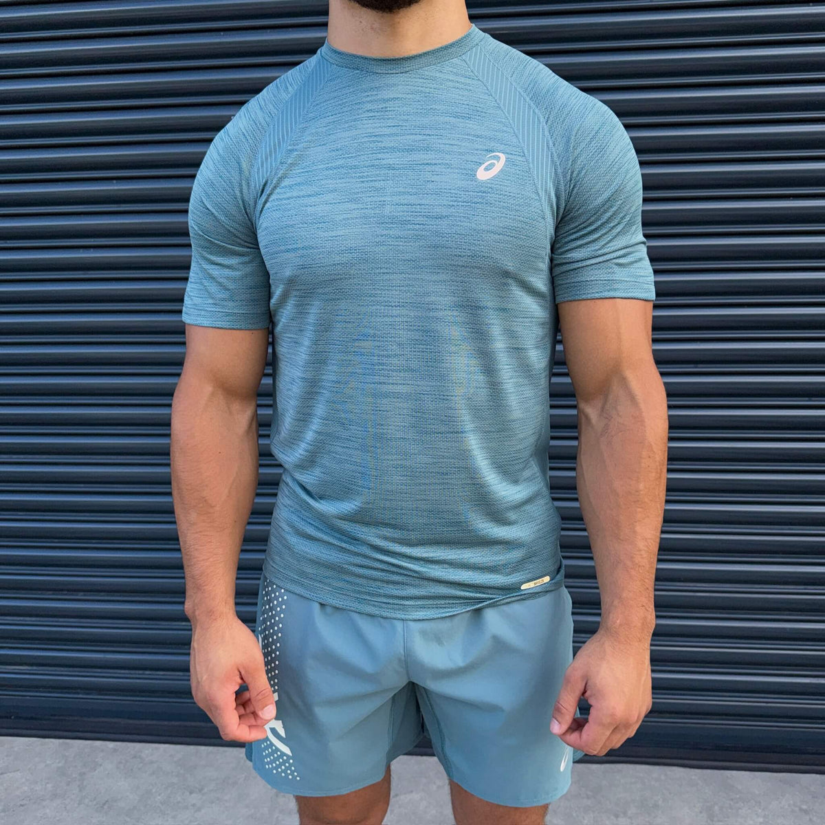 ASICS Road T-Shirt Set 'Foggy Teal'