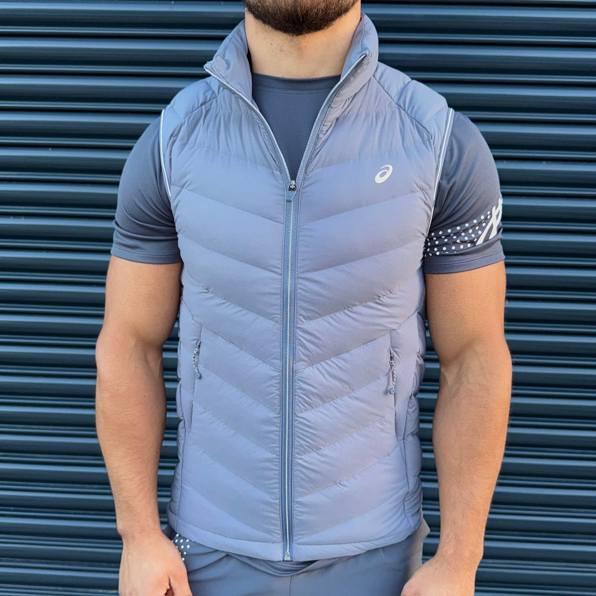 ASICS Sports Gilet 'Gravel Grey'