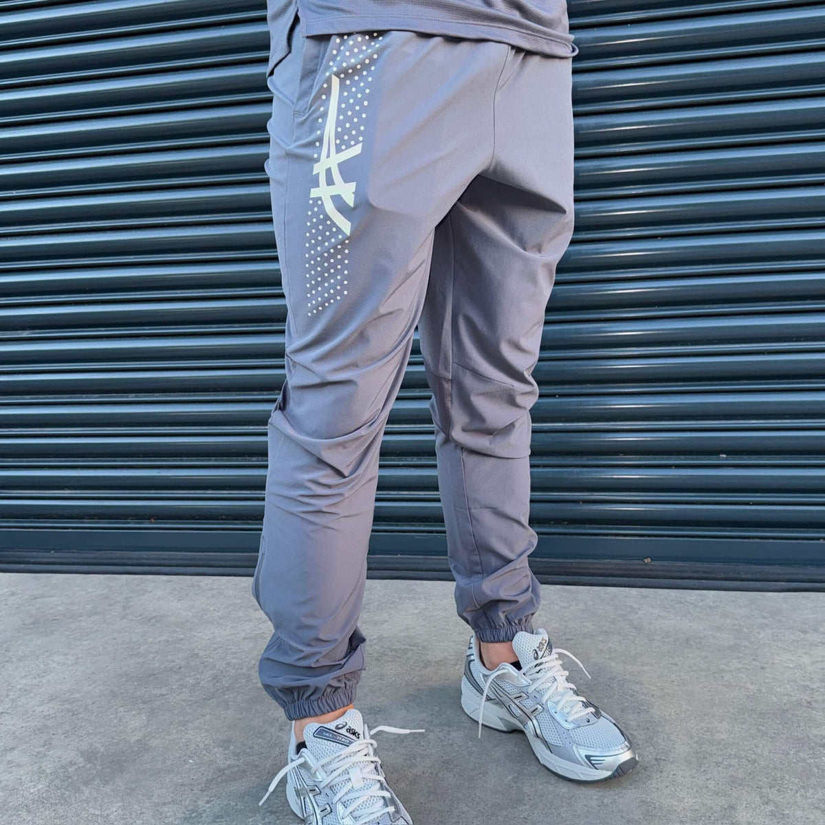ASICS Icon T-Shirt Pants Set 'Carrier Grey'