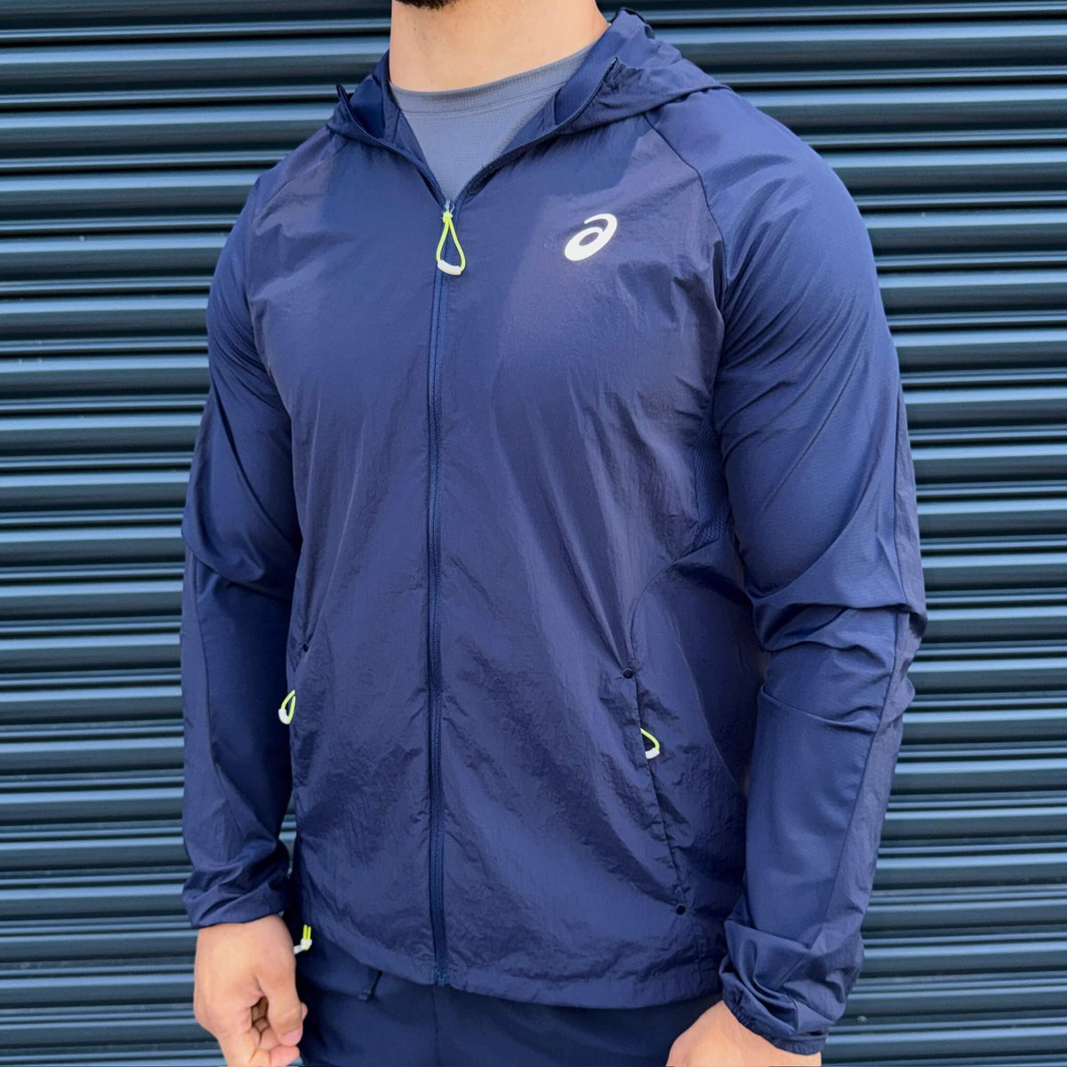 ASICS Road Packable Lightweight Jacket 'Midnight'