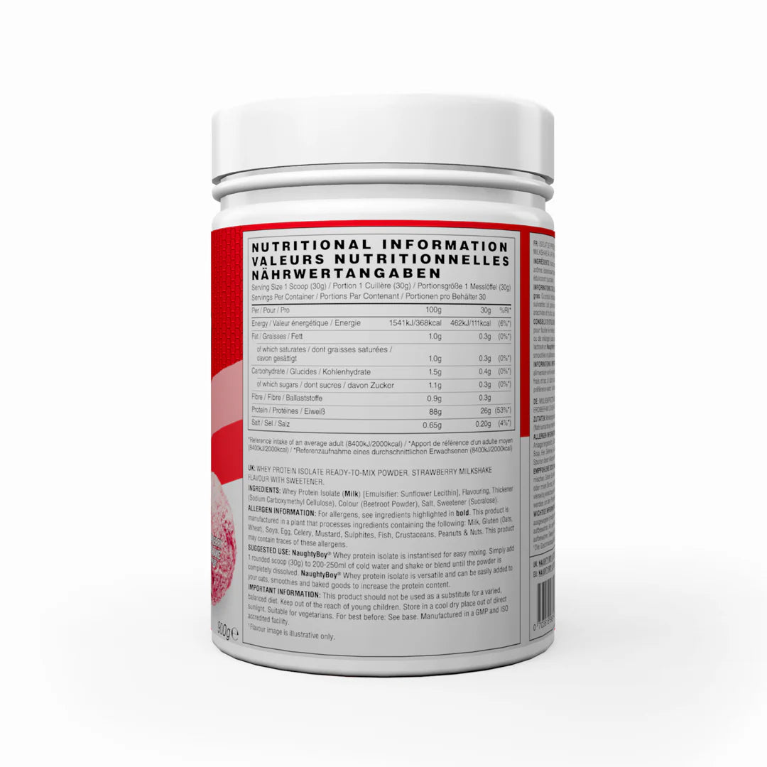 Naughty Boy ISO-9 Whey Protein Isolate 900g