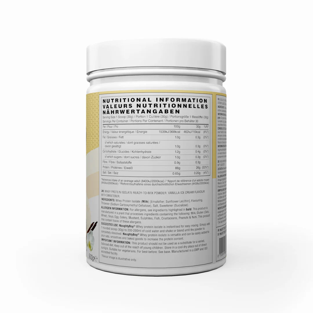 Naughty Boy ISO-9 Whey Protein Isolate 900g