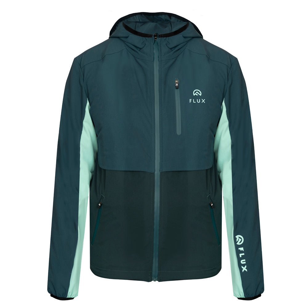 Flux Versatility Tracksuit Jacket 'Jungle Green/Teal'